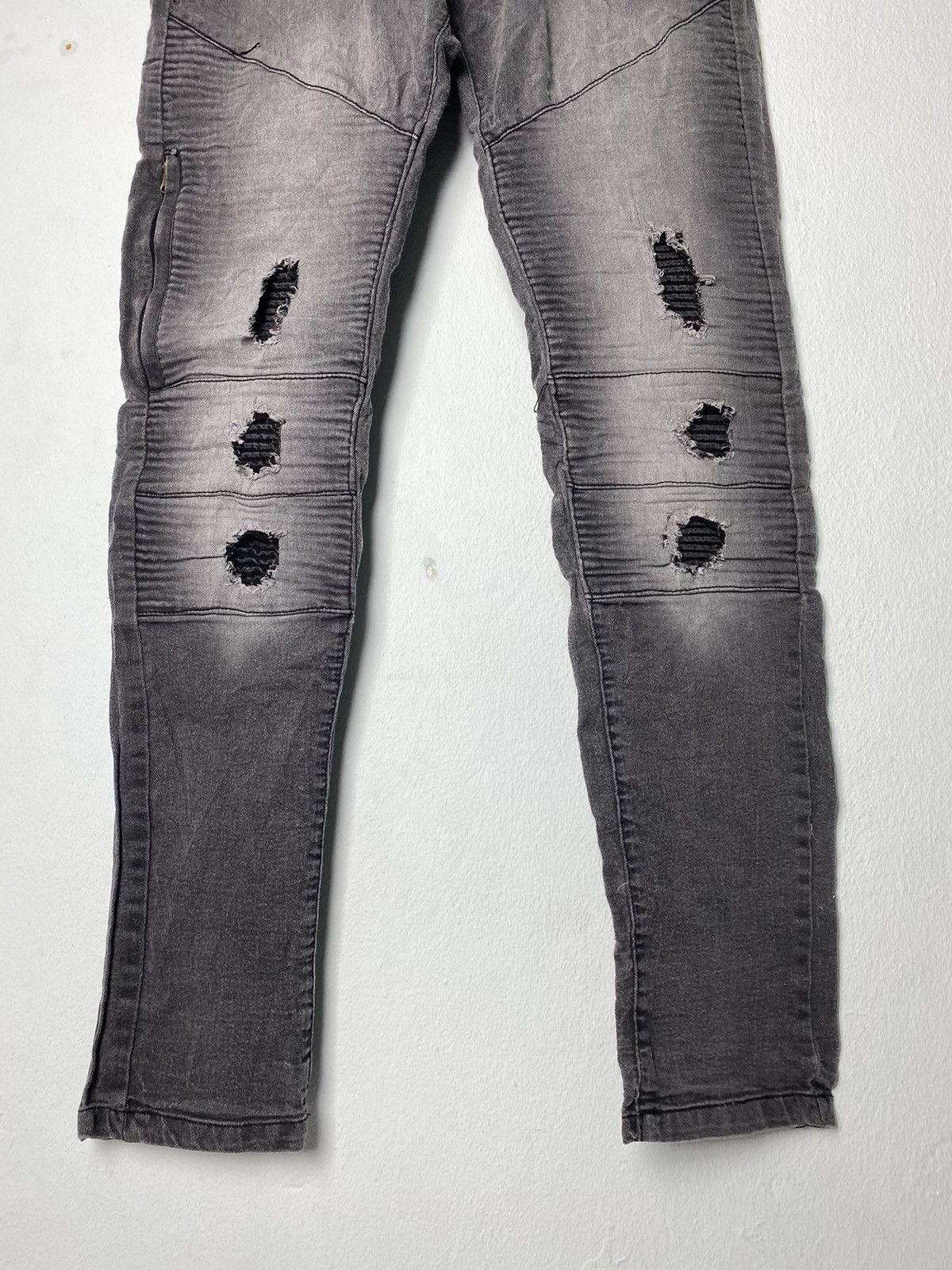 Designer × Japanese Brand Modern Culture Biker Pant Stretchable Size US 35 - 5 Thumbnail
