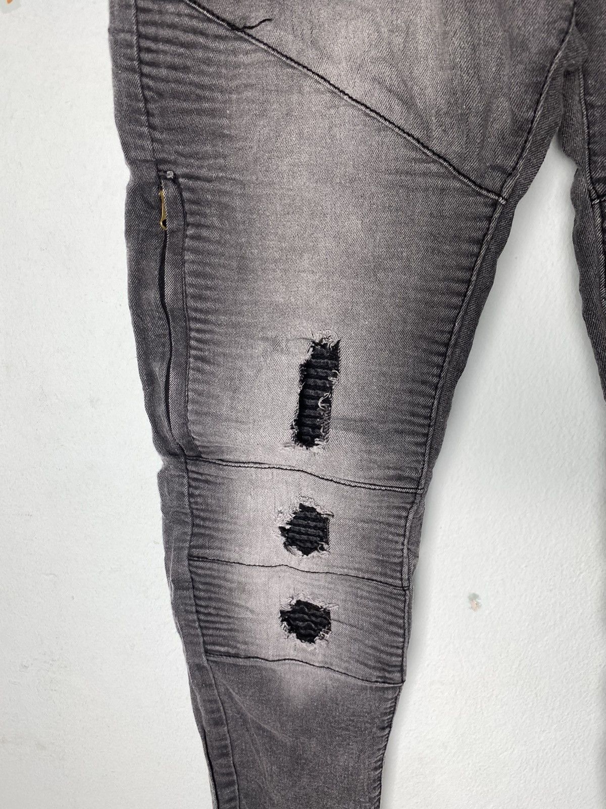 Designer × Japanese Brand Modern Culture Biker Pant Stretchable Size US 35 - 4 Thumbnail