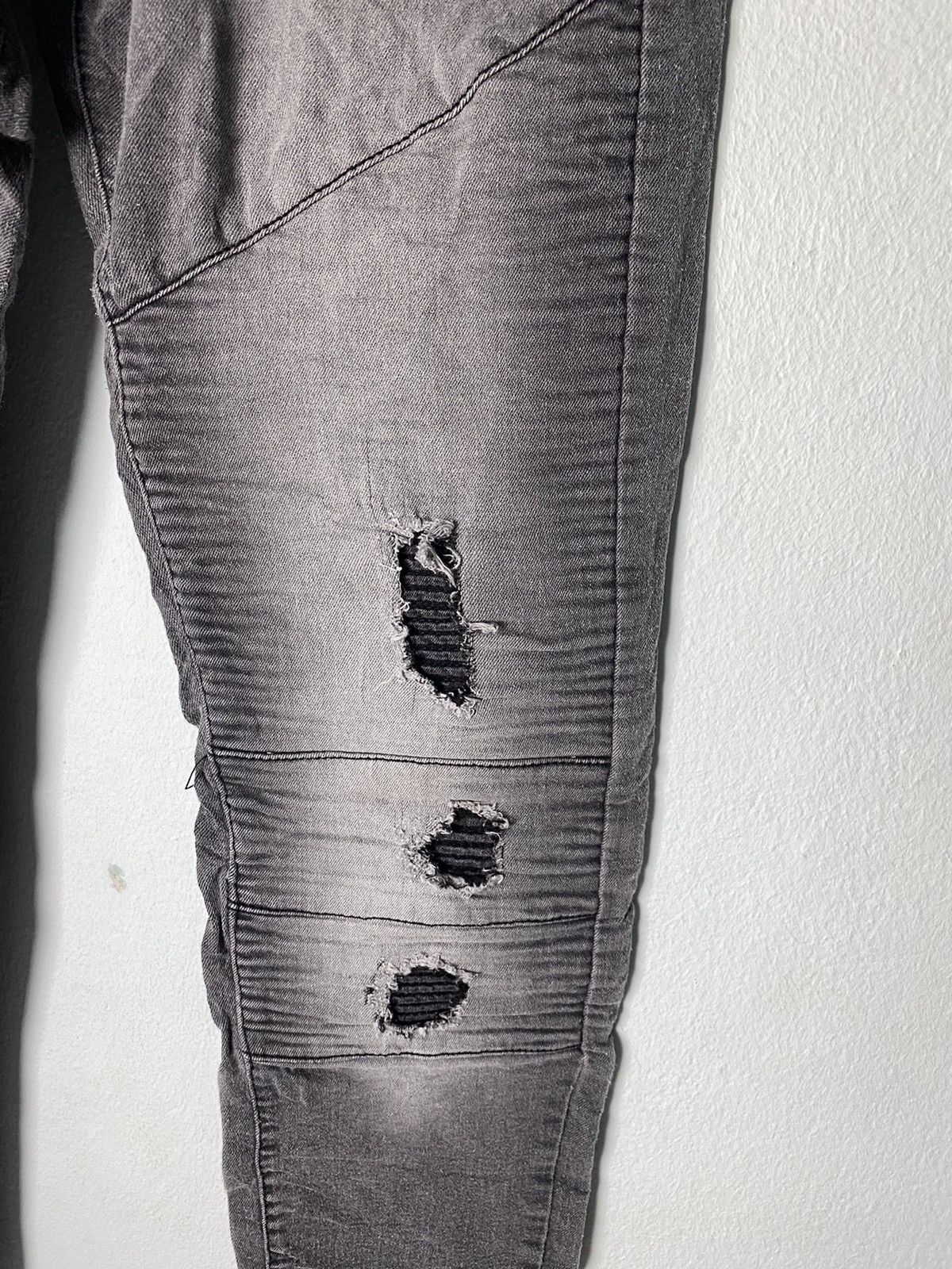 Designer × Japanese Brand Modern Culture Biker Pant Stretchable Size US 35 - 3 Thumbnail
