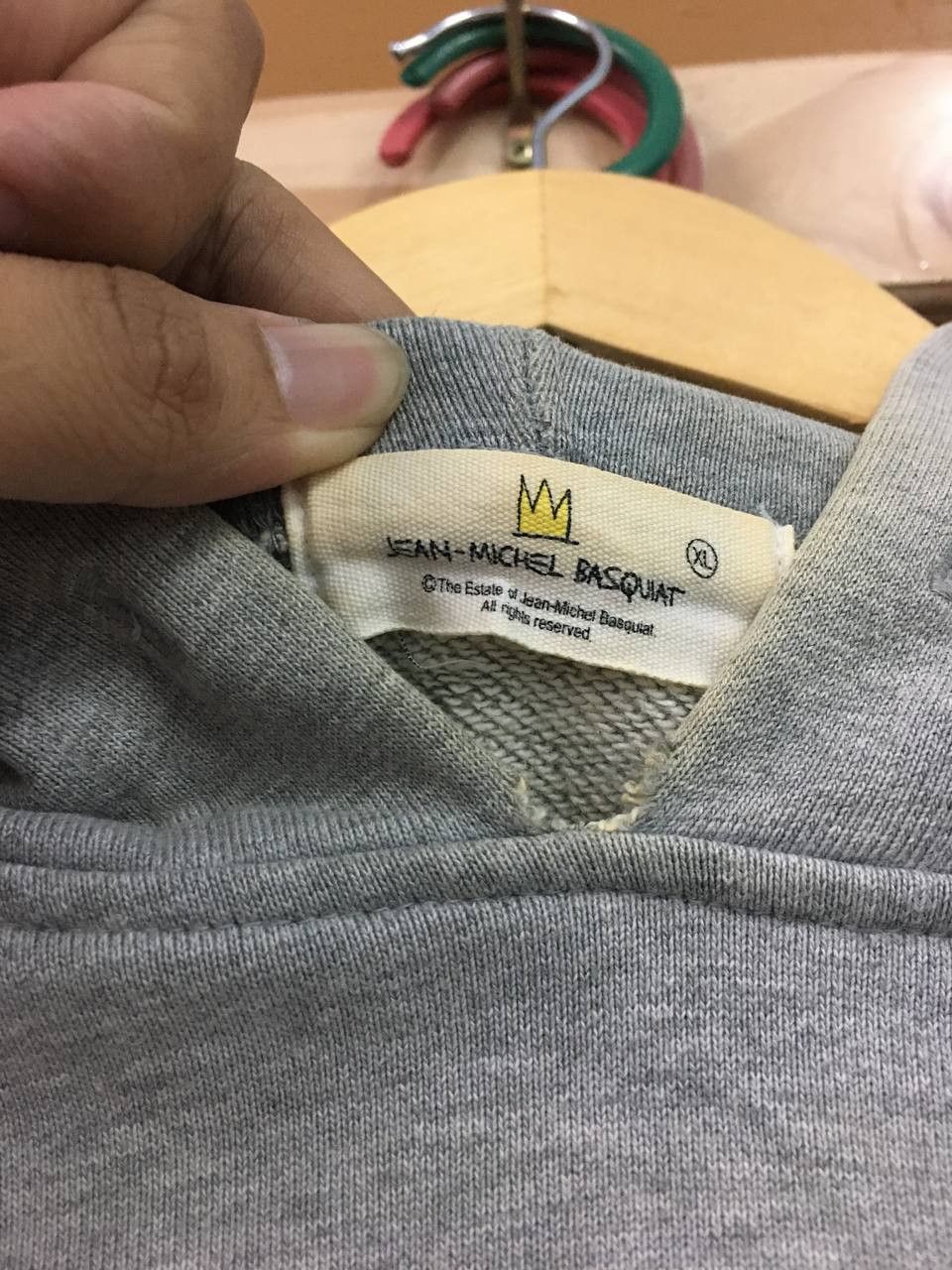 Jean-Michel Basquiat × Vintage Vintage Jean Michel Basquiat Hoodie Size US XL / EU 56 / 4 - 10 Thumbnail