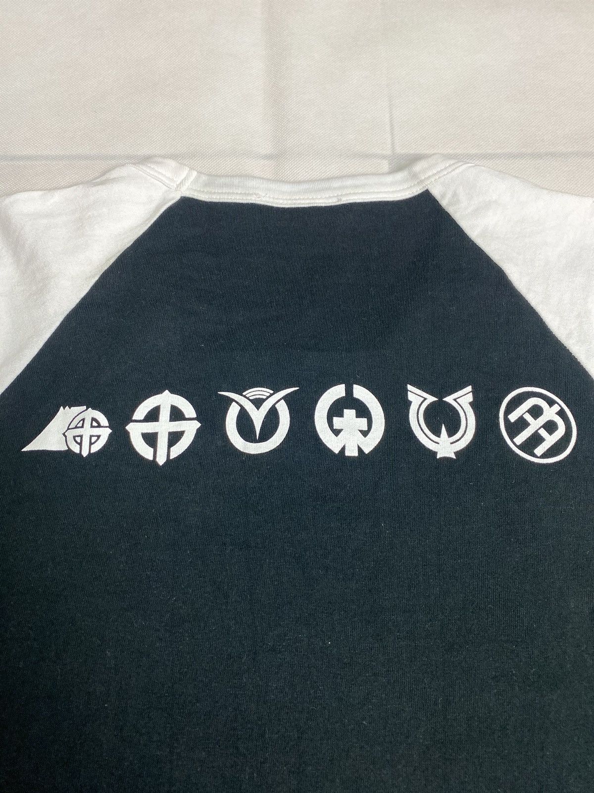 If Six Was Nine × Japanese Brand × Le Grande Bleu (L.G.B.) Rare Kishidenne Wrerutogood Kishidan 3quater Tee Shirt Size US S / EU 44-46 / 1 - 10 Thumbnail