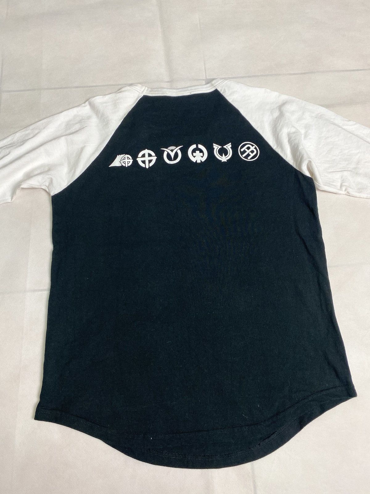 If Six Was Nine × Japanese Brand × Le Grande Bleu (L.G.B.) Rare Kishidenne Wrerutogood Kishidan 3quater Tee Shirt Size US S / EU 44-46 / 1 - 9 Thumbnail