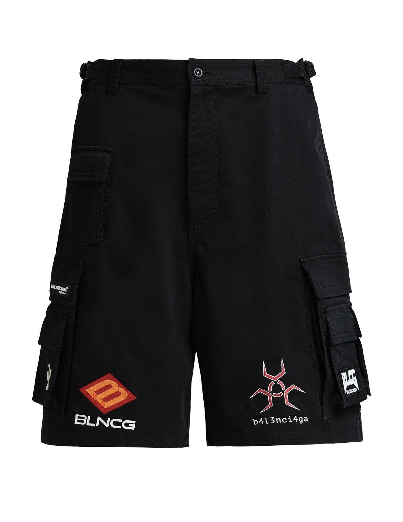 image of Balenciaga Gamer Shorts Sz. 52 in Black, Men's (Size 36)