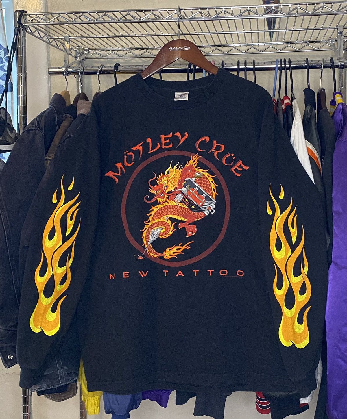 Delta × Vintage 2000 Motley Crue New Tattoo Long Sleeve Shirt