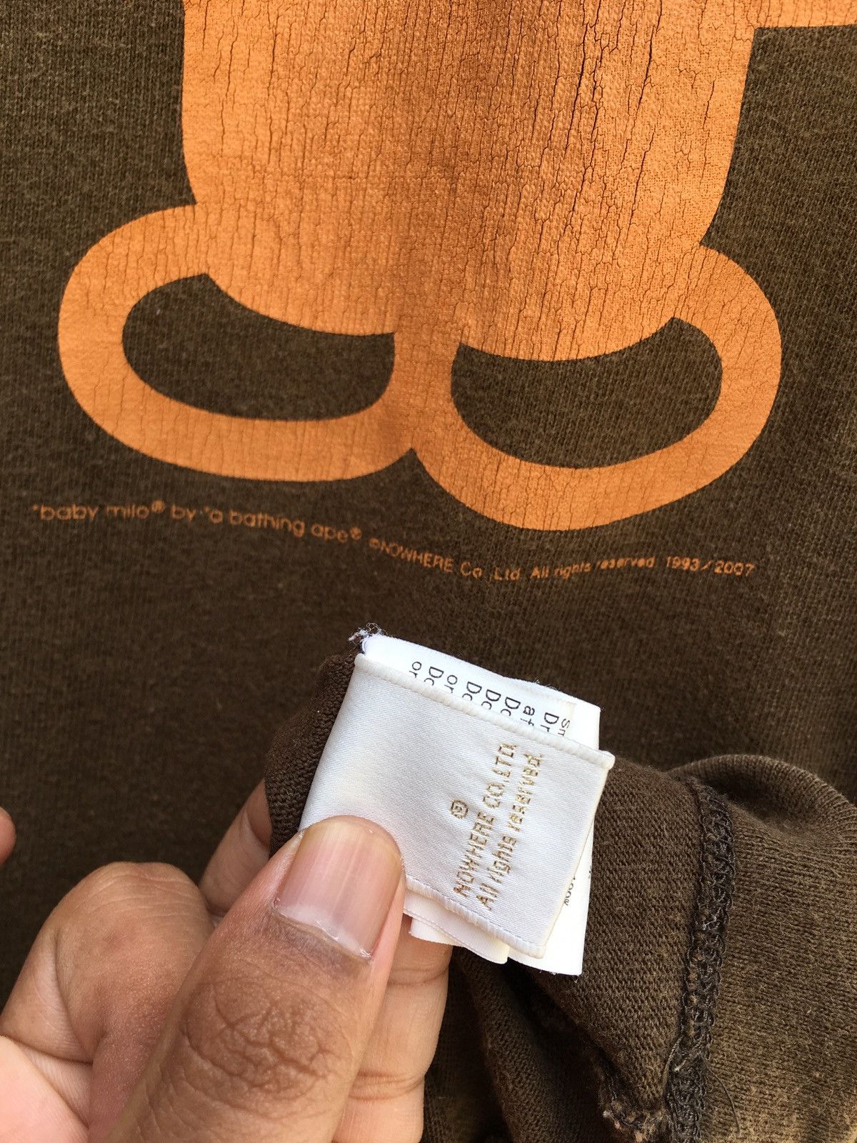 Bape Baby Milo Bapesta Tee (2007) Size US L / EU 52-54 / 3 - 13 Thumbnail