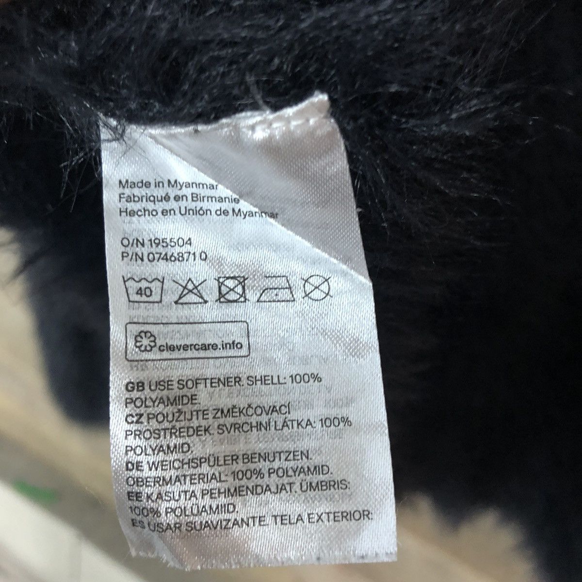 Homespun Knitwear D Japan Black Mohair Soft Fur Shag Shaggy Knitwear #c1173 Size S / US 4 / IT 40 - 11 Thumbnail