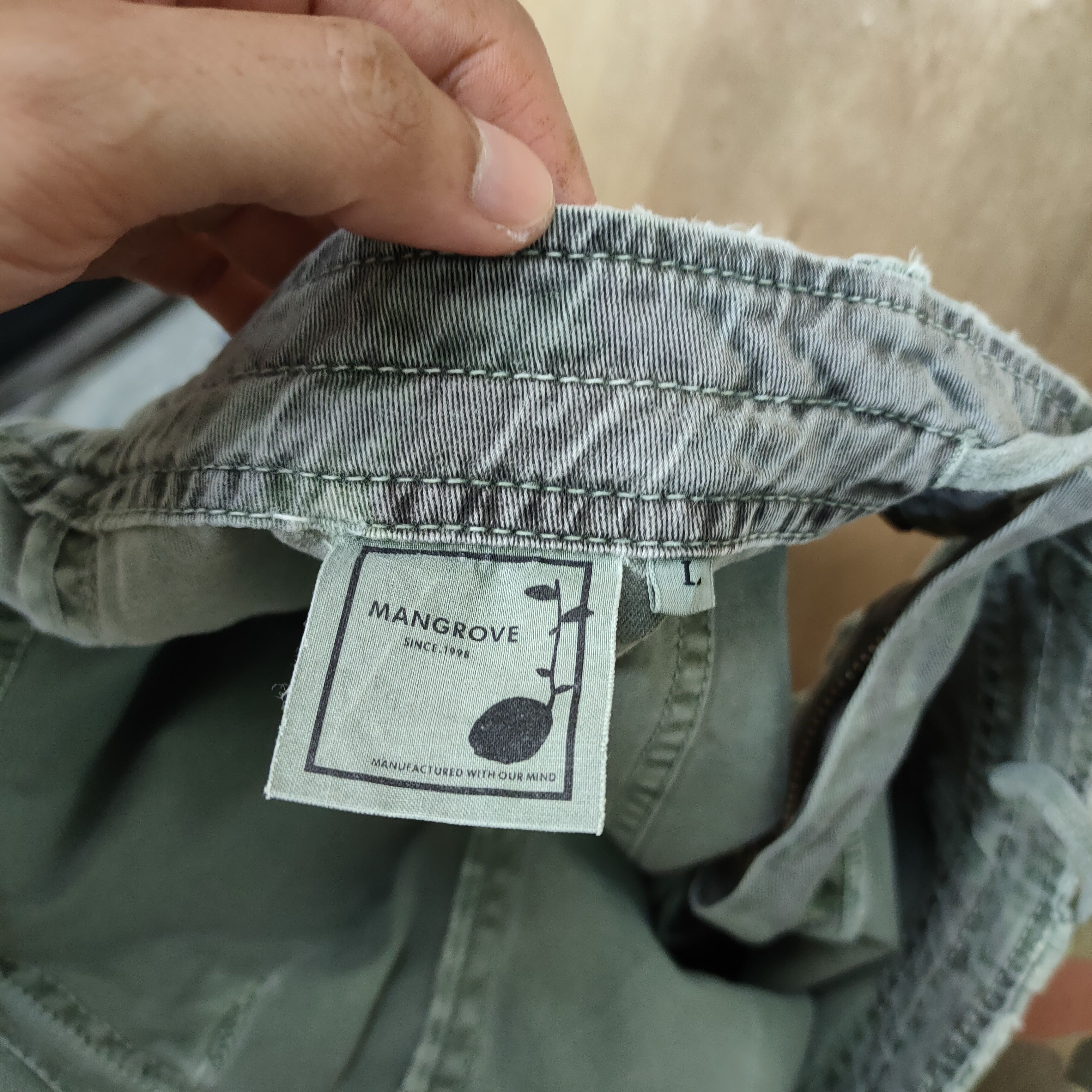 Japanese Brand VINTAGE MANGROVE FADED CAMO CARGO PANTS Size US 34 / EU 50 - 16 Thumbnail