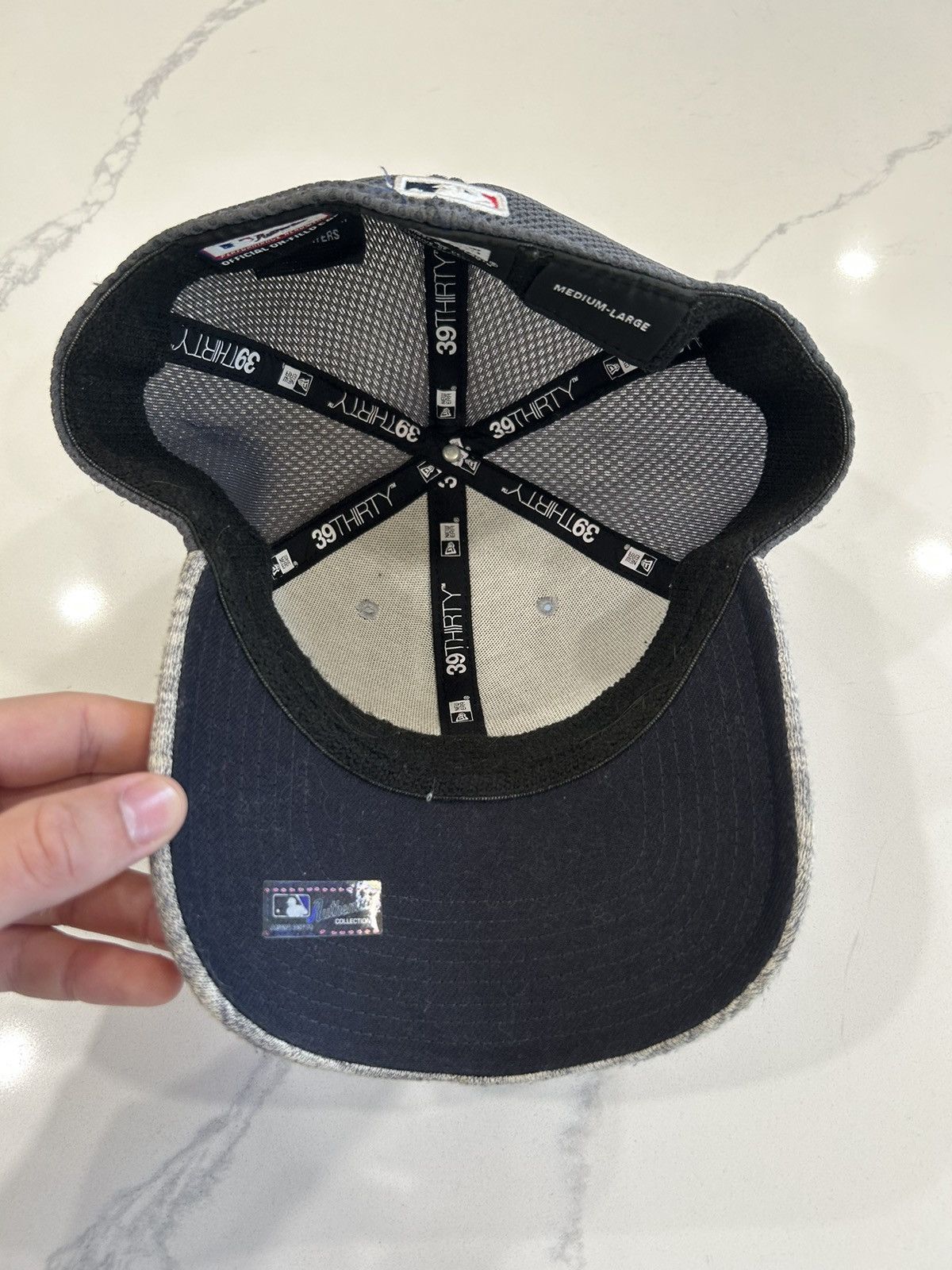 New Era Boston Red Sox Fitted Grey Size Medium/Large Travis Size ONE SIZE - 3 Thumbnail