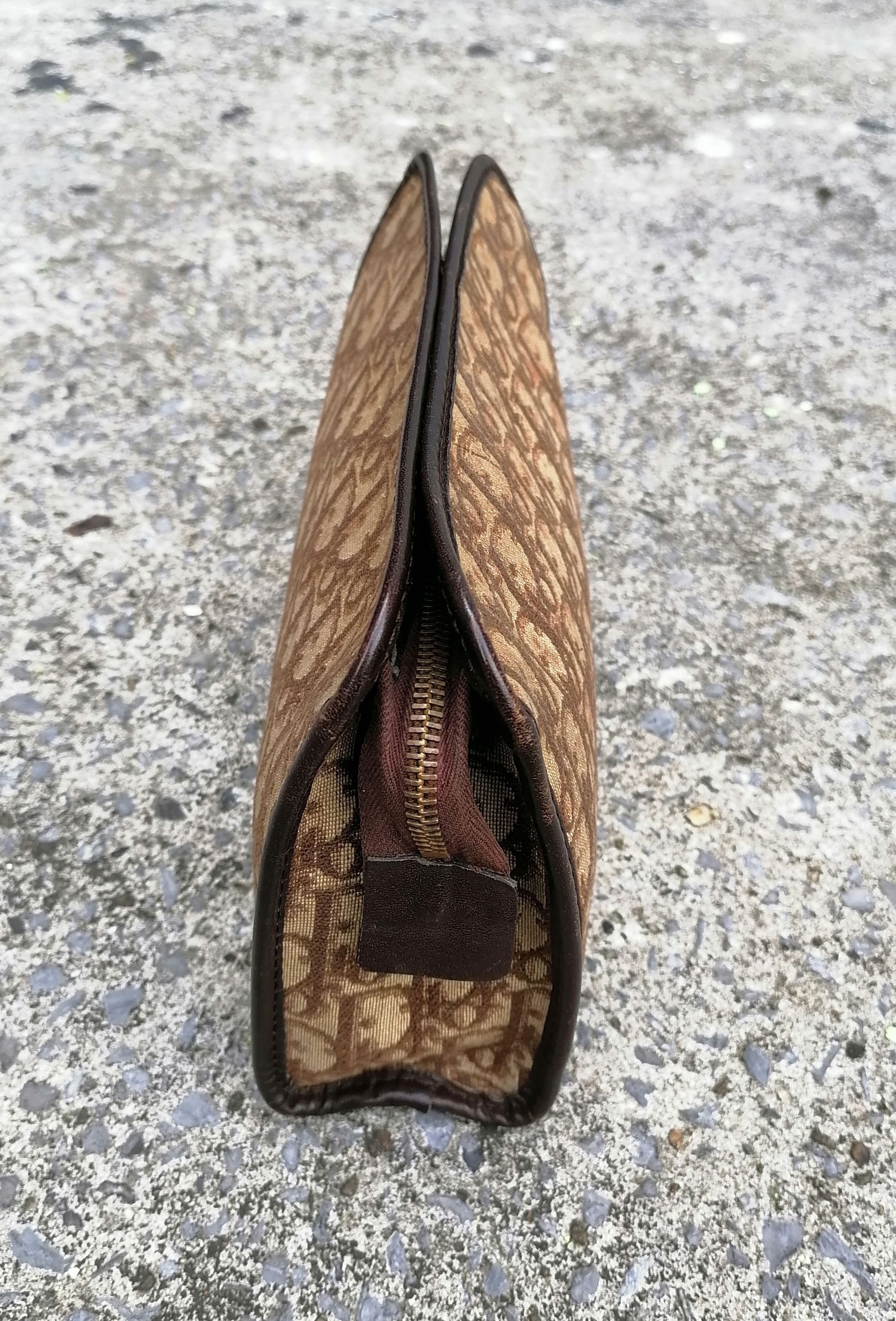 Christian Dior Monsieur × Vintage Vintage Christian Dior Iconic Jacquard Monogram Clutch Bag Size ONE SIZE - 4 Thumbnail