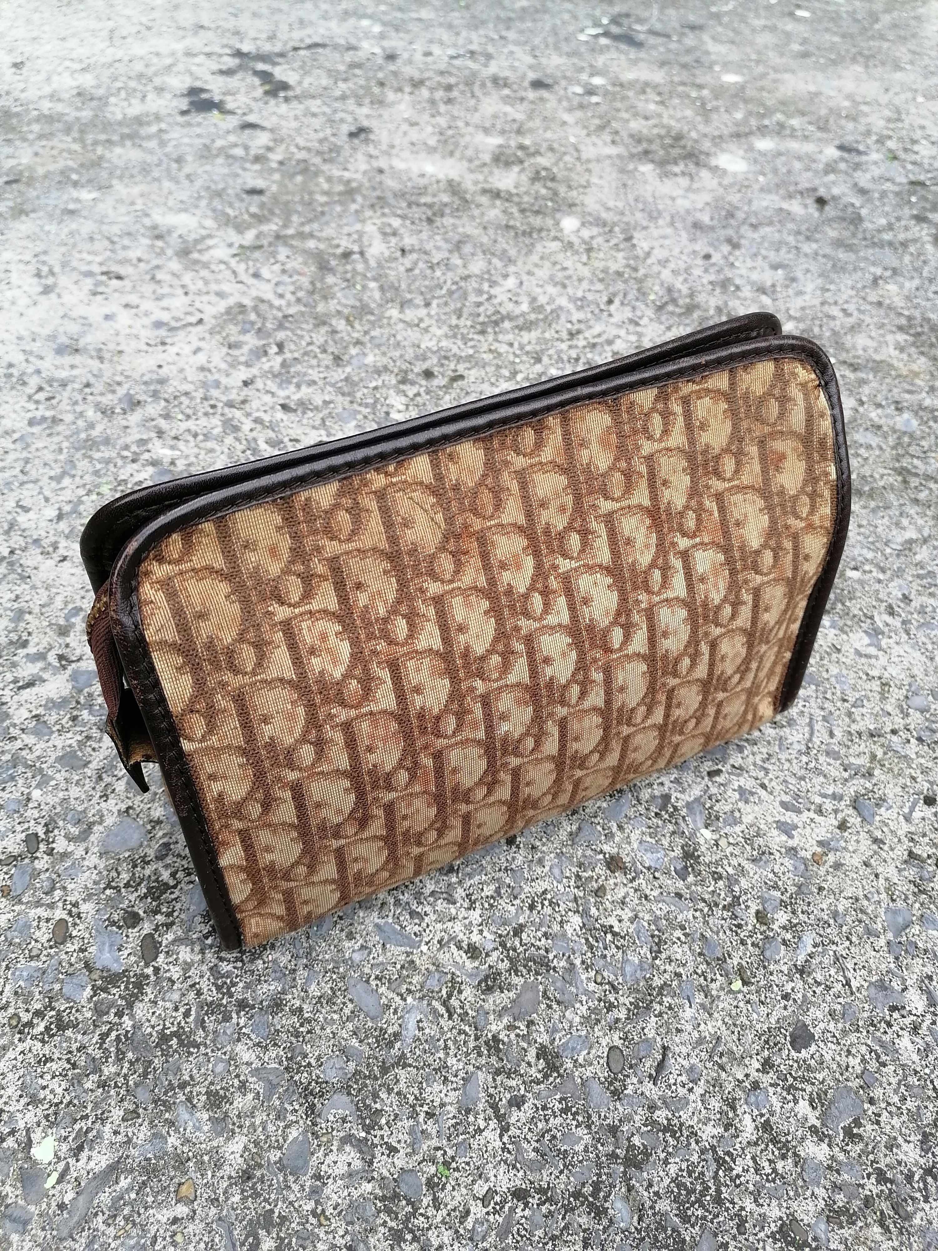 Christian Dior Monsieur × Vintage Vintage Christian Dior Iconic Jacquard Monogram Clutch Bag Size ONE SIZE - 2 Thumbnail