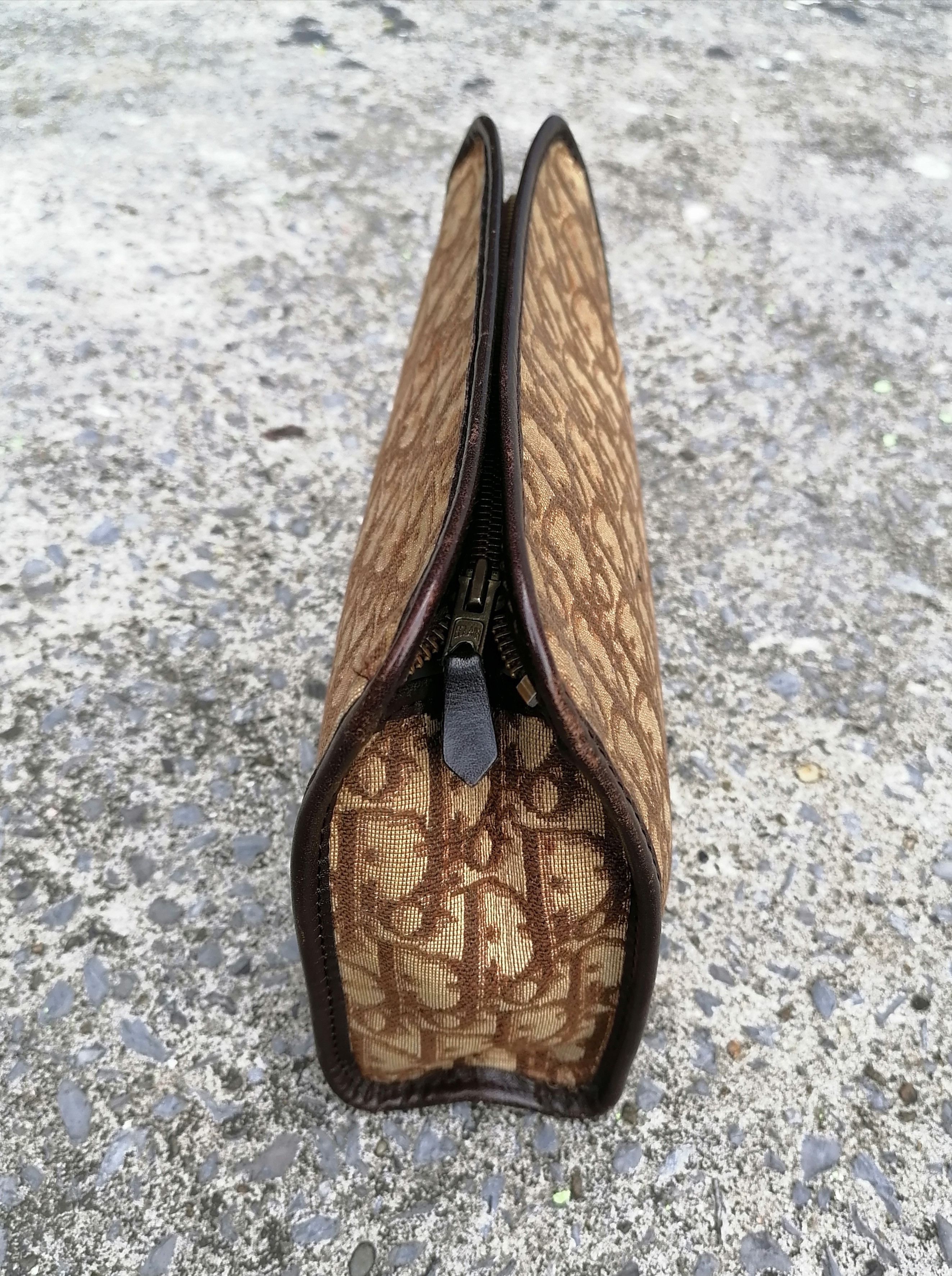 Christian Dior Monsieur × Vintage Vintage Christian Dior Iconic Jacquard Monogram Clutch Bag Size ONE SIZE - 3 Thumbnail