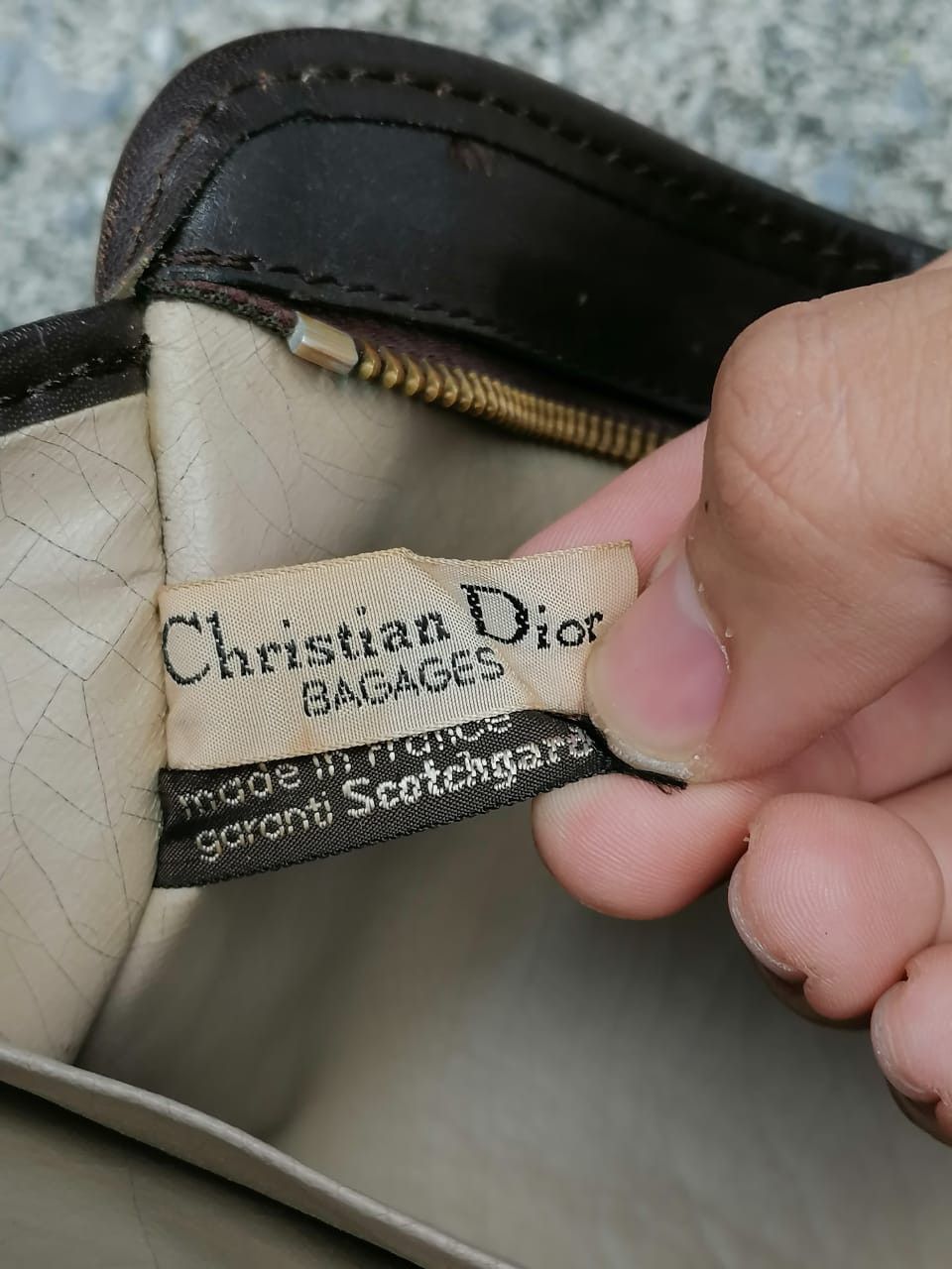 Christian Dior Monsieur × Vintage Vintage Christian Dior Iconic Jacquard Monogram Clutch Bag Size ONE SIZE - 6 Thumbnail