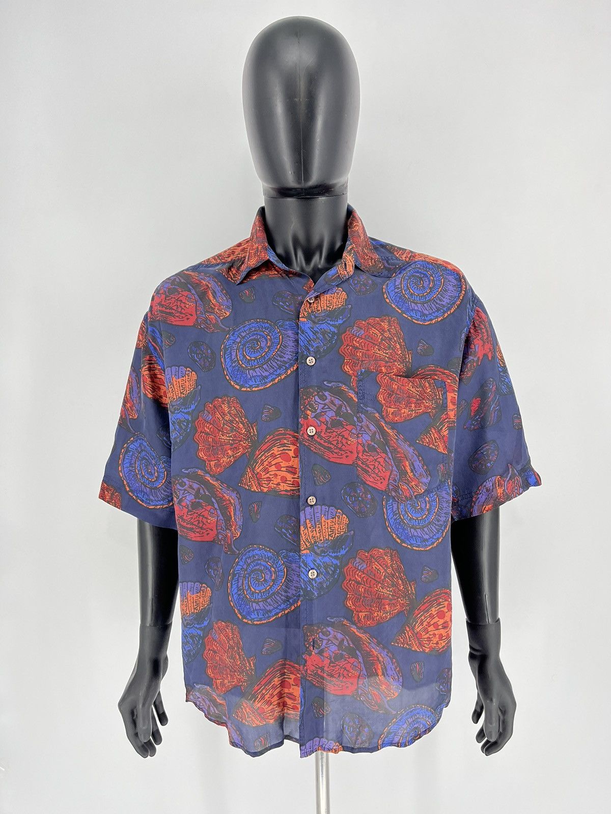 Vintage Vintage Y2K 100% silk Art Streetwear Hawaiian Travis Scott Size US M / EU 48-50 / 2 - 2 Thumbnail