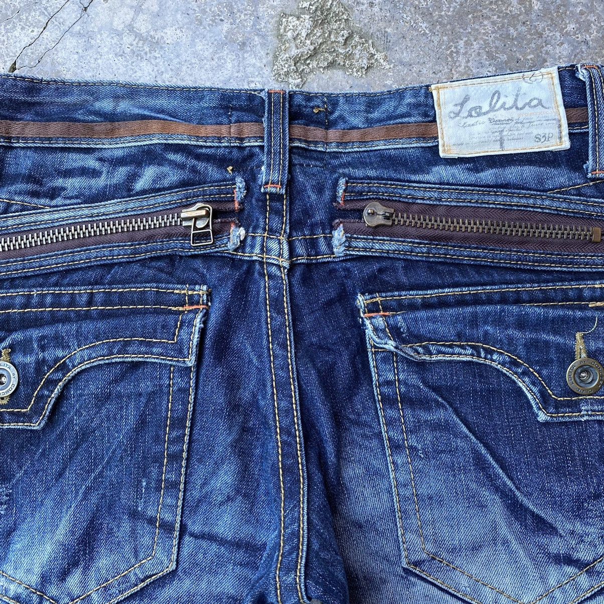 Designer × Japanese Brand Vintage Lolita jeans Flare Distressed Jeans Nice Faded Size US 32 / EU 48 - 7 Thumbnail