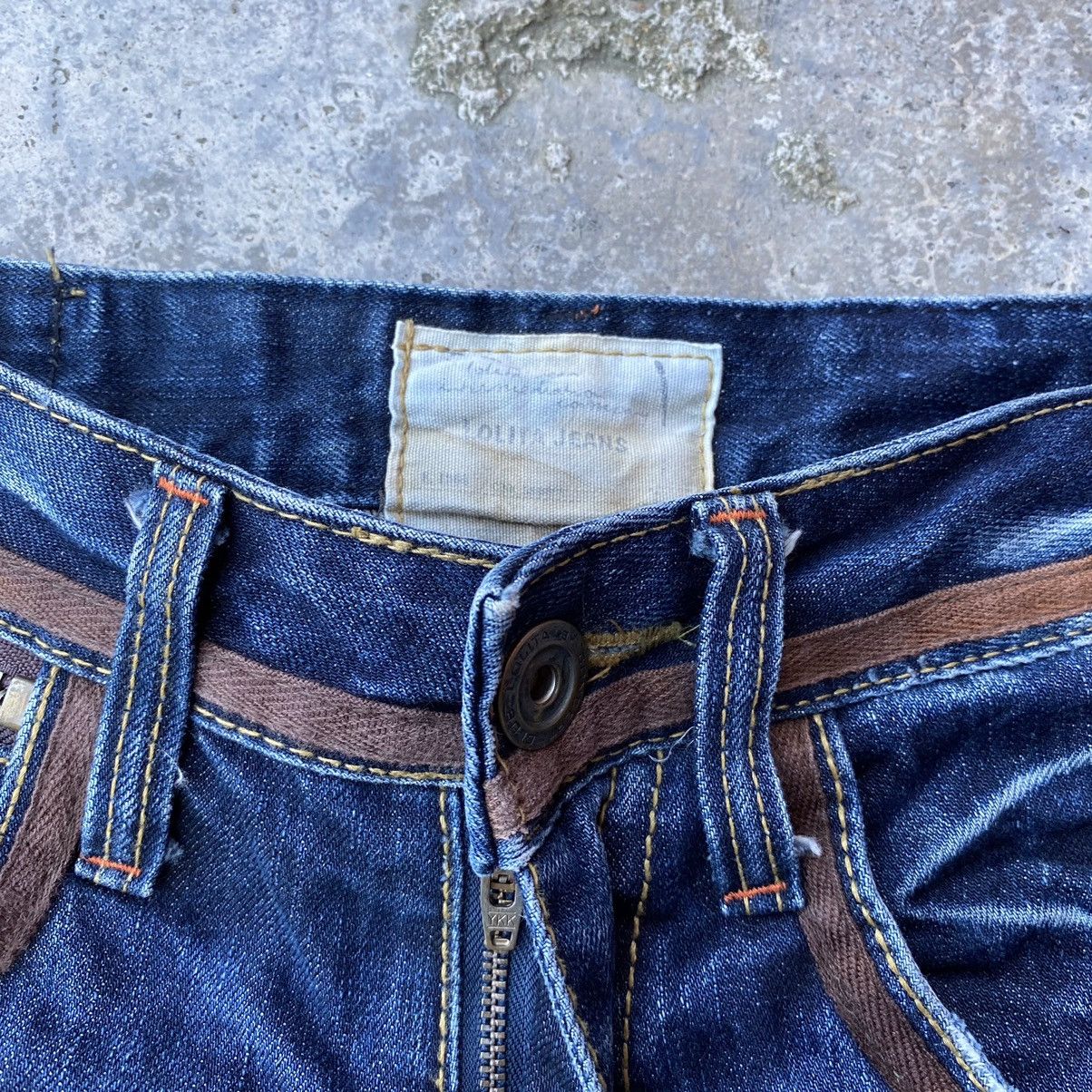 Designer × Japanese Brand Vintage Lolita jeans Flare Distressed Jeans Nice Faded Size US 32 / EU 48 - 4 Thumbnail