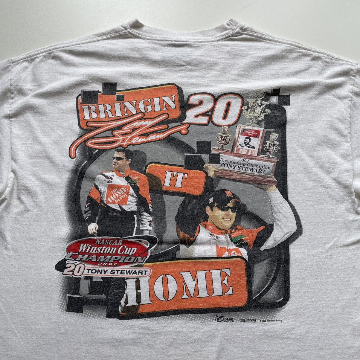 NASCAR Vintage 2000s Nascar Racing Home Depot Promo Graphic T Shirt Size US L / EU 52-54 / 3 - 4 Thumbnail
