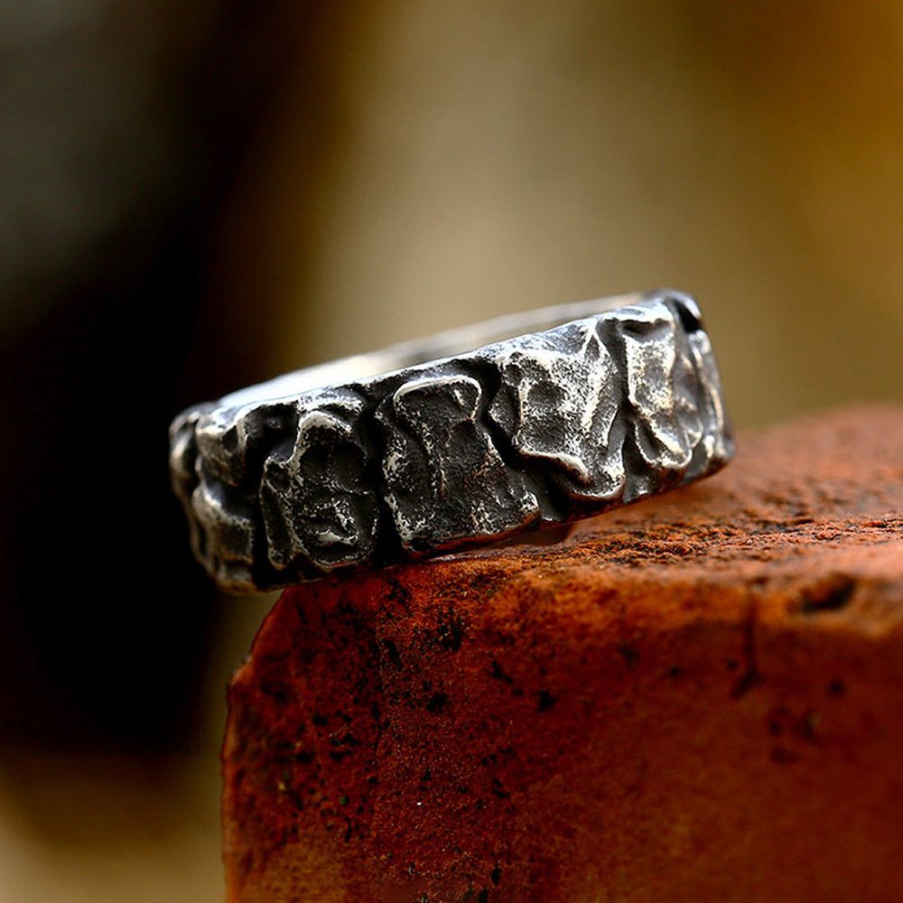Jewelry Unique Letter Stainless Steel Rings Size ONE SIZE - 1 Thumbnail