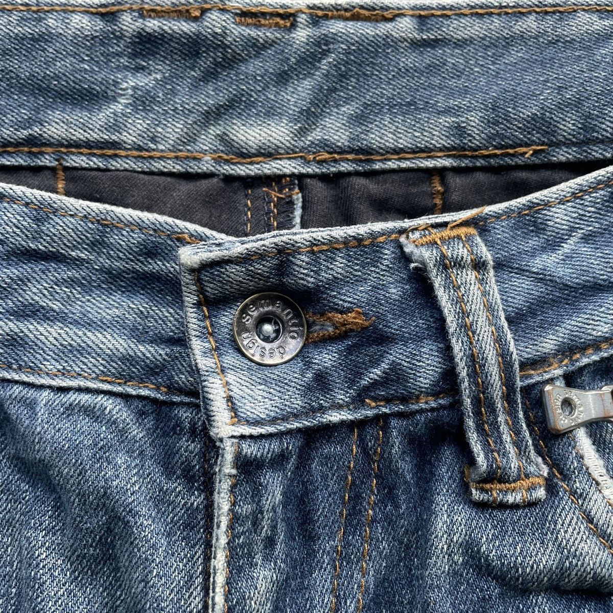 Japanese Brand Vintage Bondage Style Faded MultiZip Denim Jeans Pants RARE Size US 32 / EU 48 - 10 Thumbnail