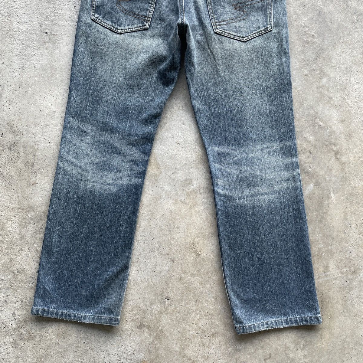Japanese Brand Vintage Bondage Style Faded MultiZip Denim Jeans Pants RARE Size US 32 / EU 48 - 16 Thumbnail