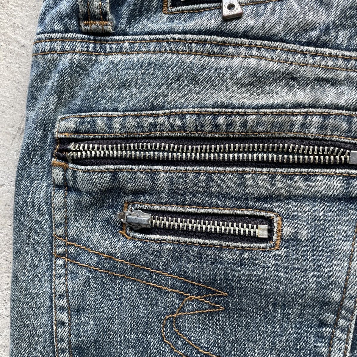 Japanese Brand Vintage Bondage Style Faded MultiZip Denim Jeans Pants RARE Size US 32 / EU 48 - 13 Thumbnail