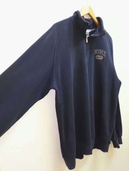 Nike 🔥Vintage🔥 NIKE embroidered Logo SWEATSHIRT Half Zipper Size US XL / EU 56 / 4 - 2 Thumbnail