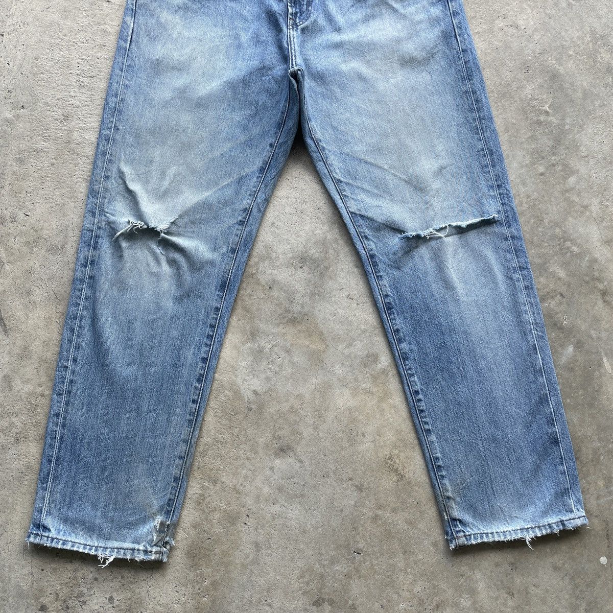 Japanese Brand × Vintage Vintage Japanese Brand Faded Denim Jeans Pants Distressed Size US 32 / EU 48 - 4 Thumbnail
