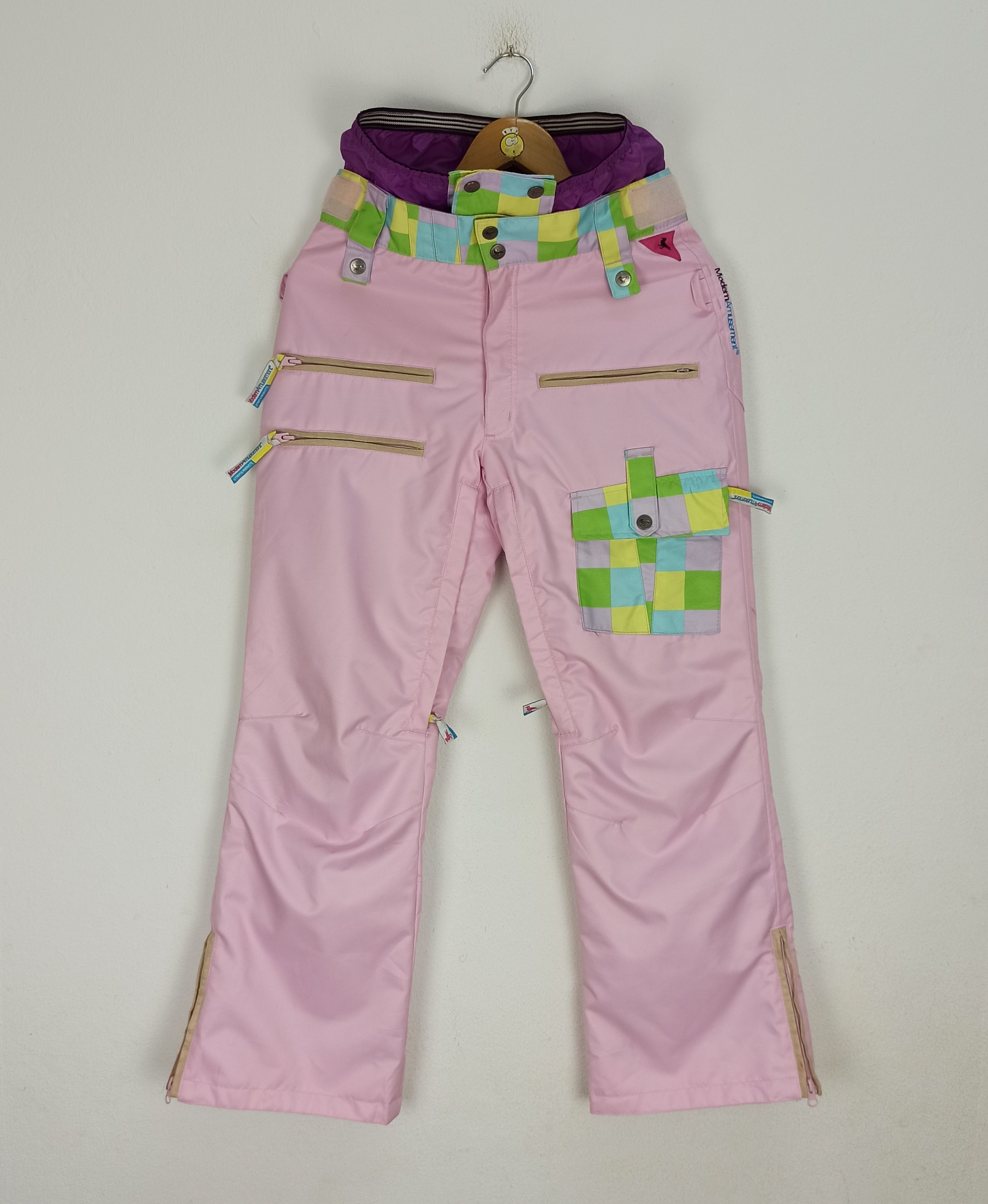 image of Modern Amusement Ski Jumpsuit in Pink, Men's (Size 29)