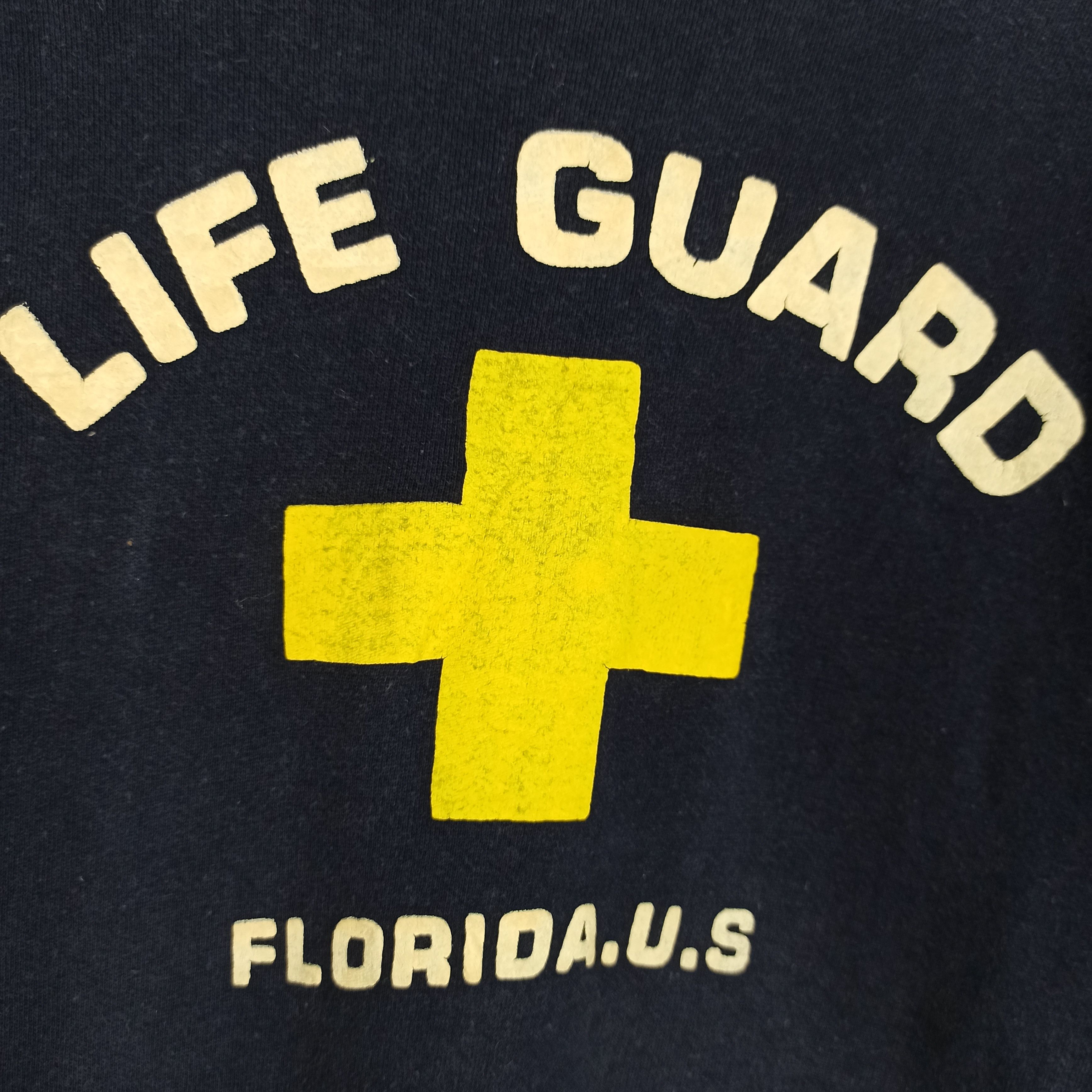 Vintage RARE LIFE GUARD CREWNECK PULLOVER SWEATSHIRT Size US M / EU 48-50 / 2 - 3 Thumbnail