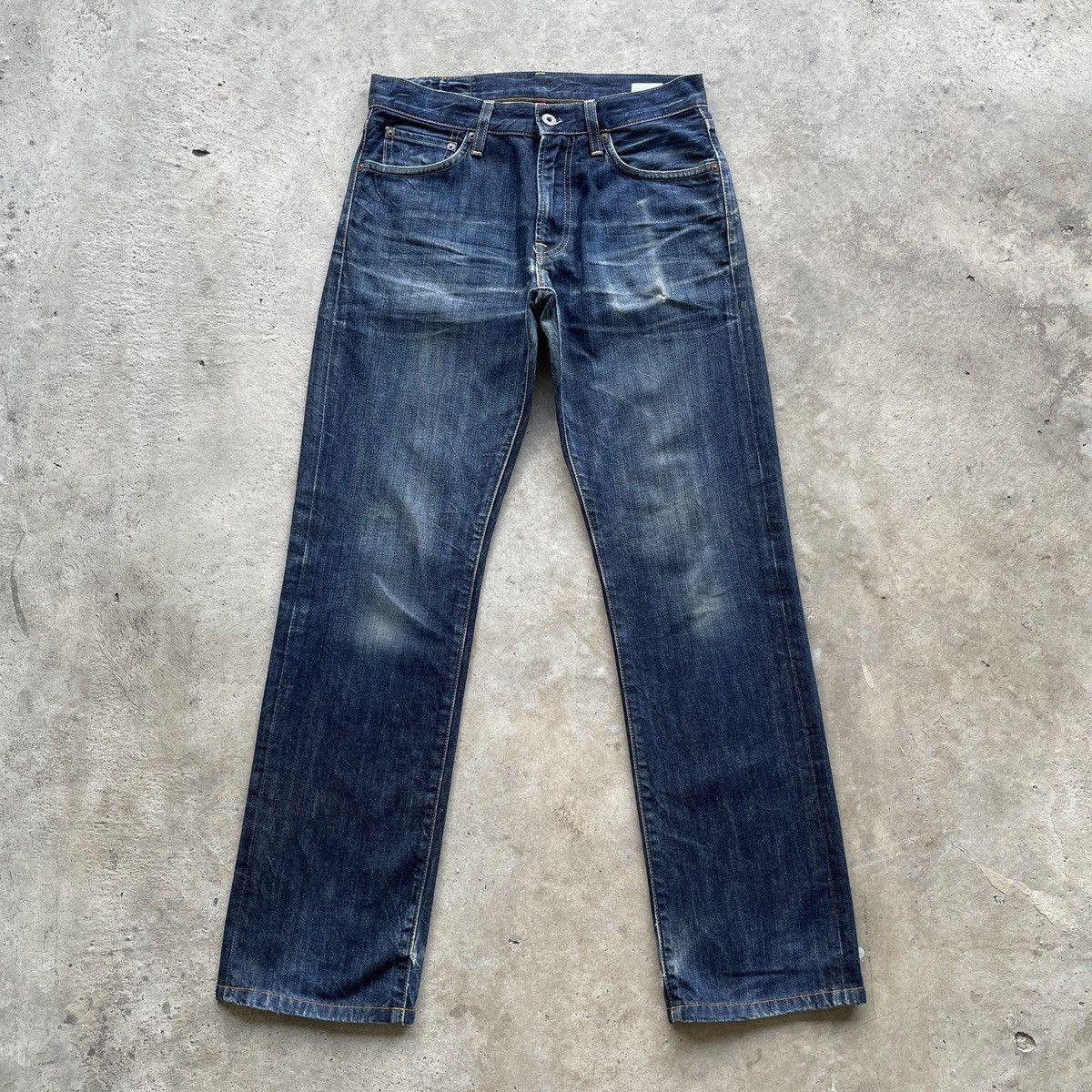 Japanese Brand W29x30.5🔥 Vintage Japanese Brand Denim Jeans Pants Faded Size US 29 - 1 Thumbnail