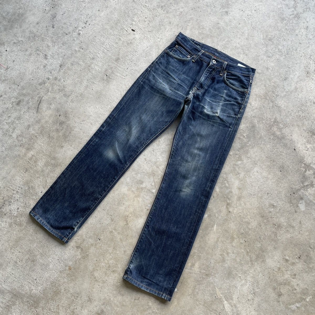 Japanese Brand W29x30.5🔥 Vintage Japanese Brand Denim Jeans Pants Faded Size US 29 - 2 Thumbnail