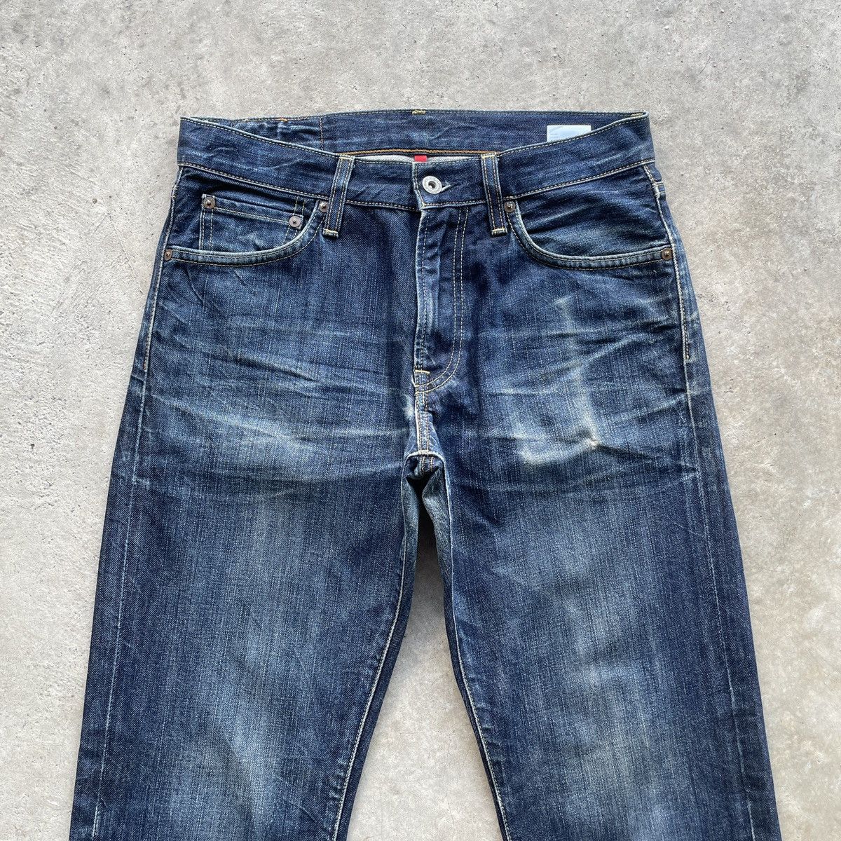 Japanese Brand W29x30.5🔥 Vintage Japanese Brand Denim Jeans Pants Faded Size US 29 - 3 Thumbnail