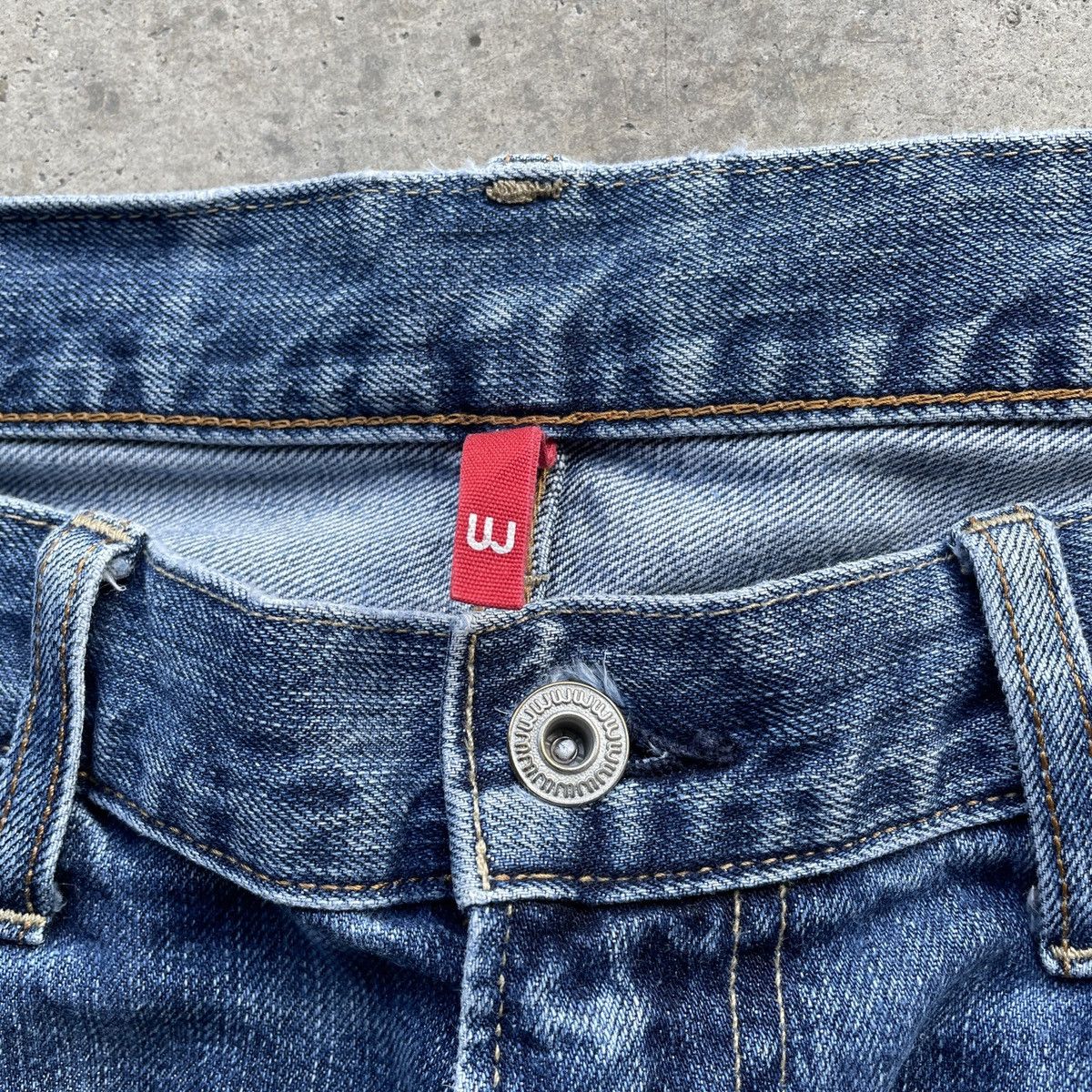 Japanese Brand × Vintage Vintage Japanese Brand Denim Jeans Pants Faded W34x29.5 Size US 34 / EU 50 - 7 Thumbnail