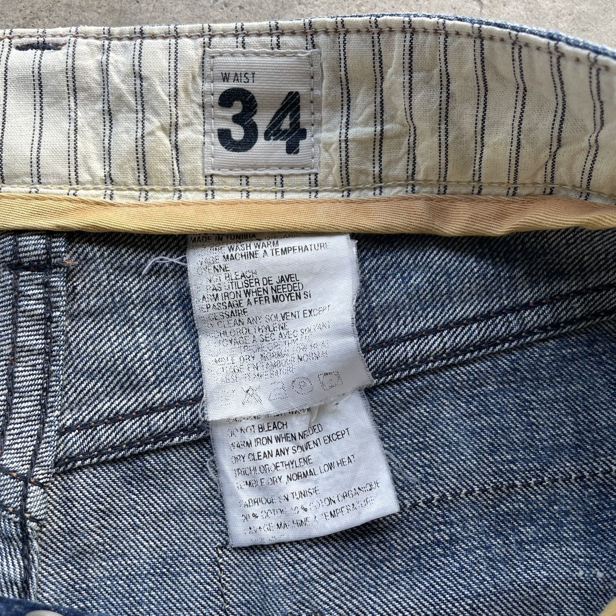 Timberland W33x32🔥 Vintage Timberland Fly Button Denim Jeans Pants Size US 33 - 9 Thumbnail