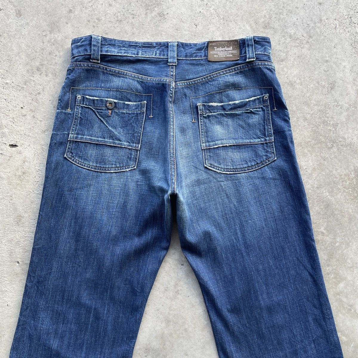 Timberland W33x32🔥 Vintage Timberland Fly Button Denim Jeans Pants Size US 33 - 11 Thumbnail