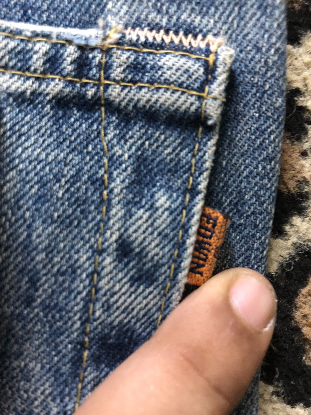 Edwin × Vintage VINTAGE SELVEDGE EDWIN BLUE WASH DISTRESSED DENIM Size US 29 - 11 Thumbnail