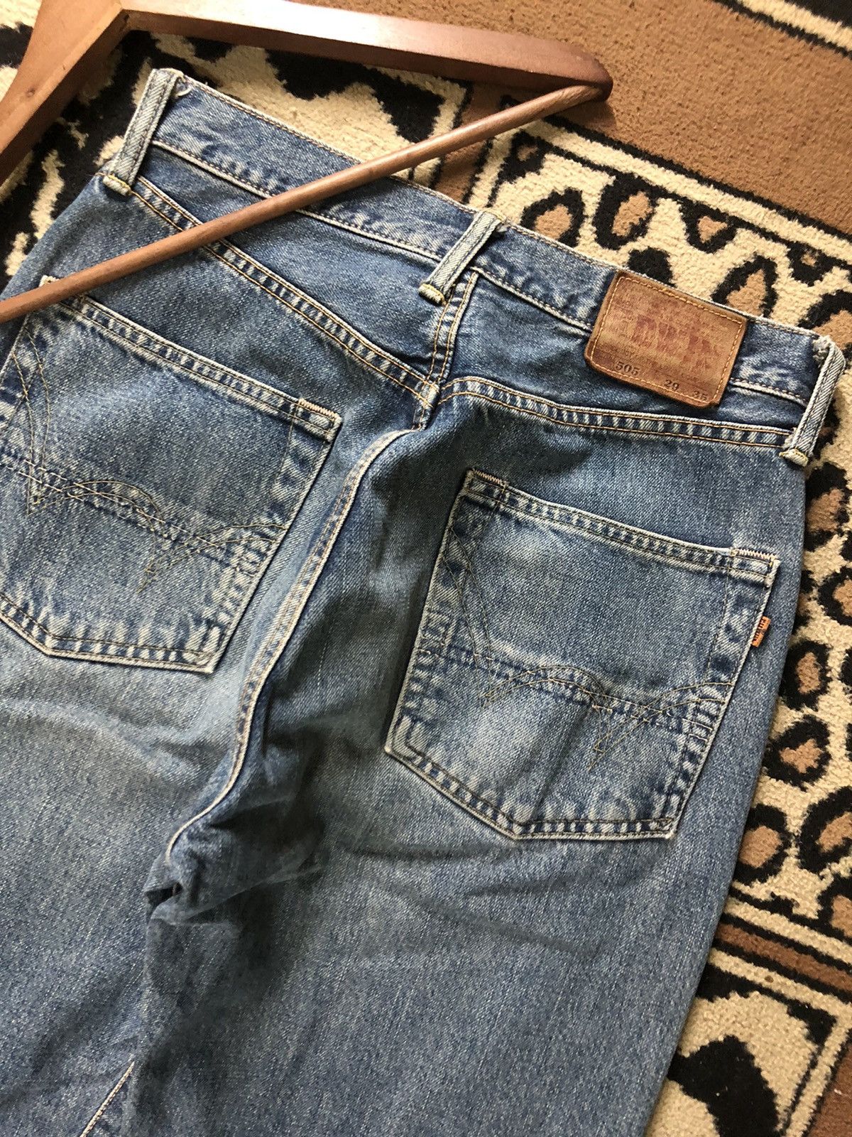 Edwin × Vintage VINTAGE SELVEDGE EDWIN BLUE WASH DISTRESSED DENIM Size US 29 - 10 Thumbnail