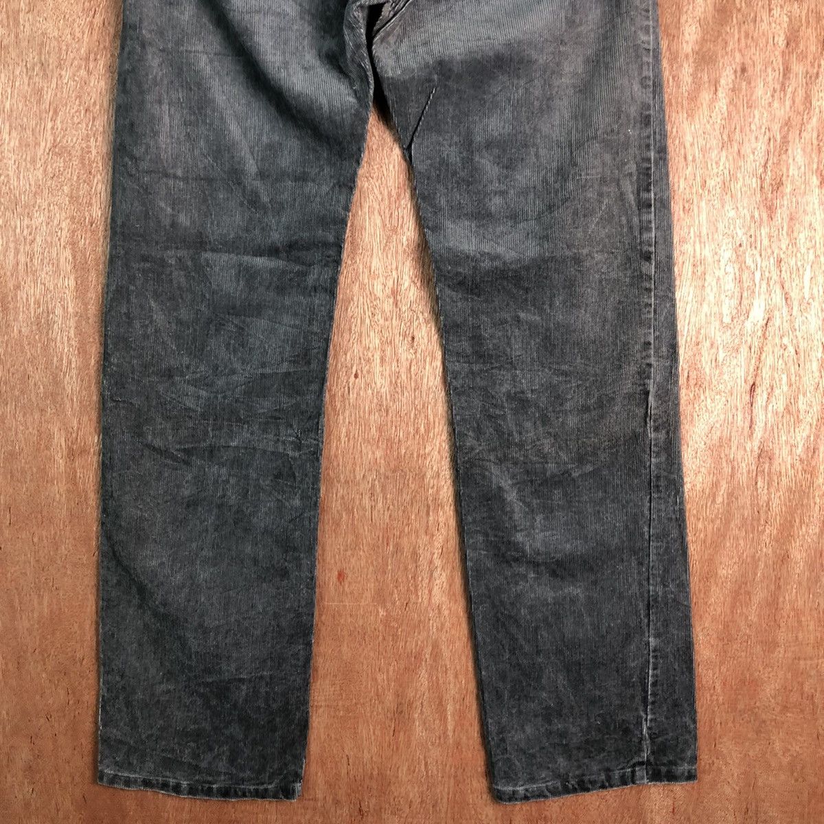 Japanese Brand DLL Japan Conduroy vintage Grey Denim Pants #c118 Size US 33 - 7 Thumbnail
