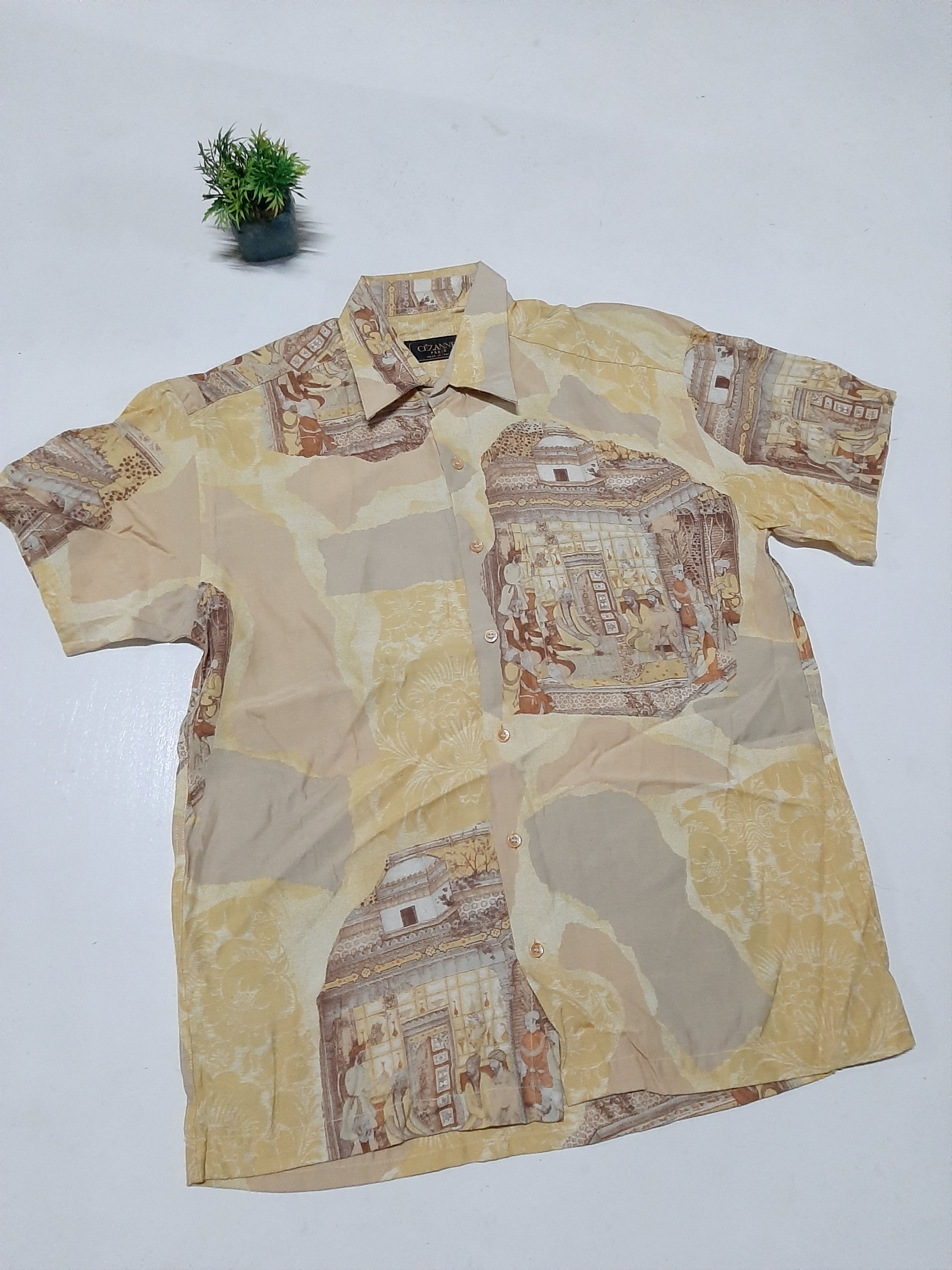 Vintage RARE VINTAGE CEZANE PARIS MADE IN ITALY SHIRT ALL OVER PRIN Size US M / EU 48-50 / 2 - 1 Thumbnail