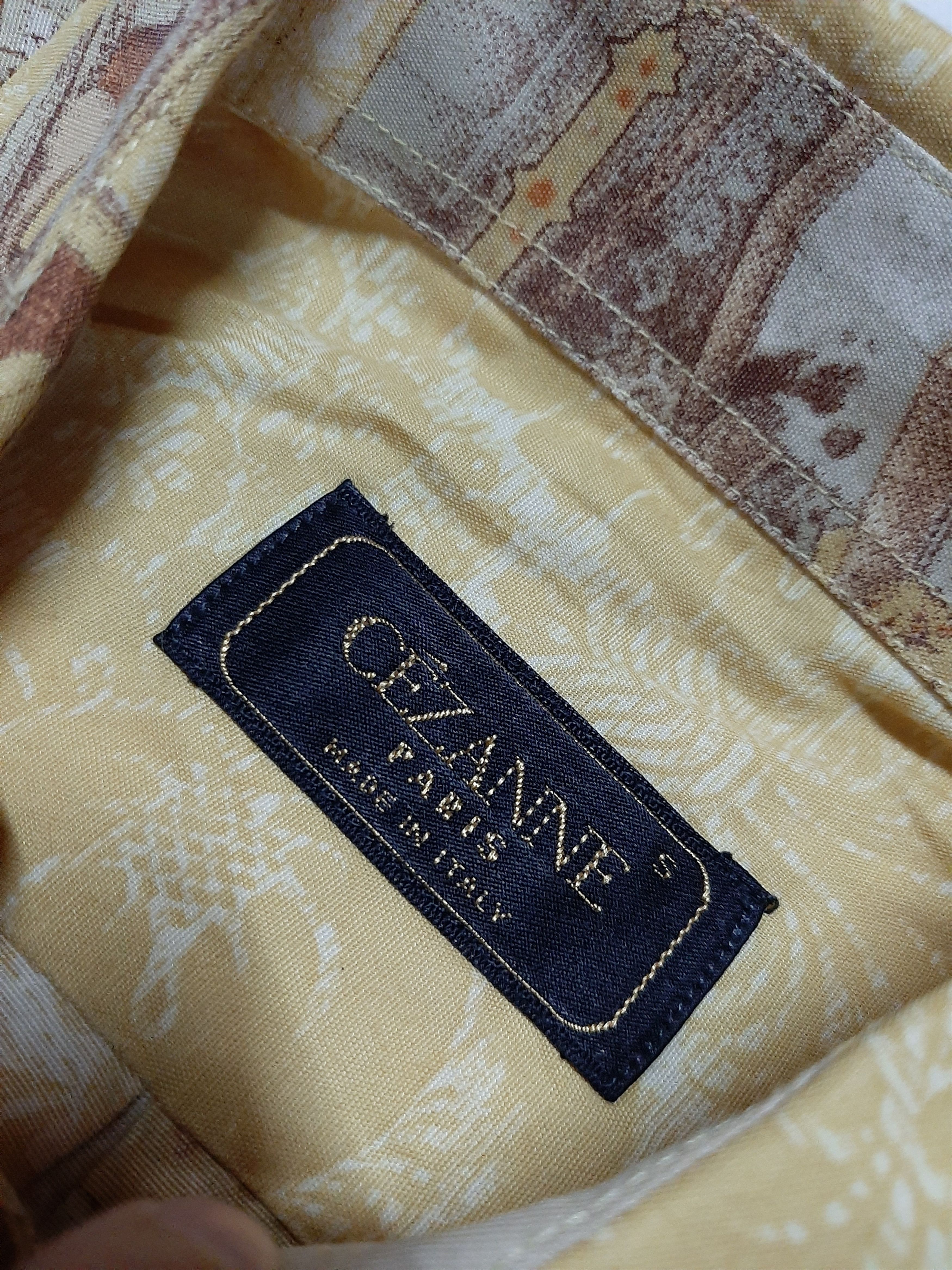 Vintage RARE VINTAGE CEZANE PARIS MADE IN ITALY SHIRT ALL OVER PRIN Size US M / EU 48-50 / 2 - 7 Thumbnail