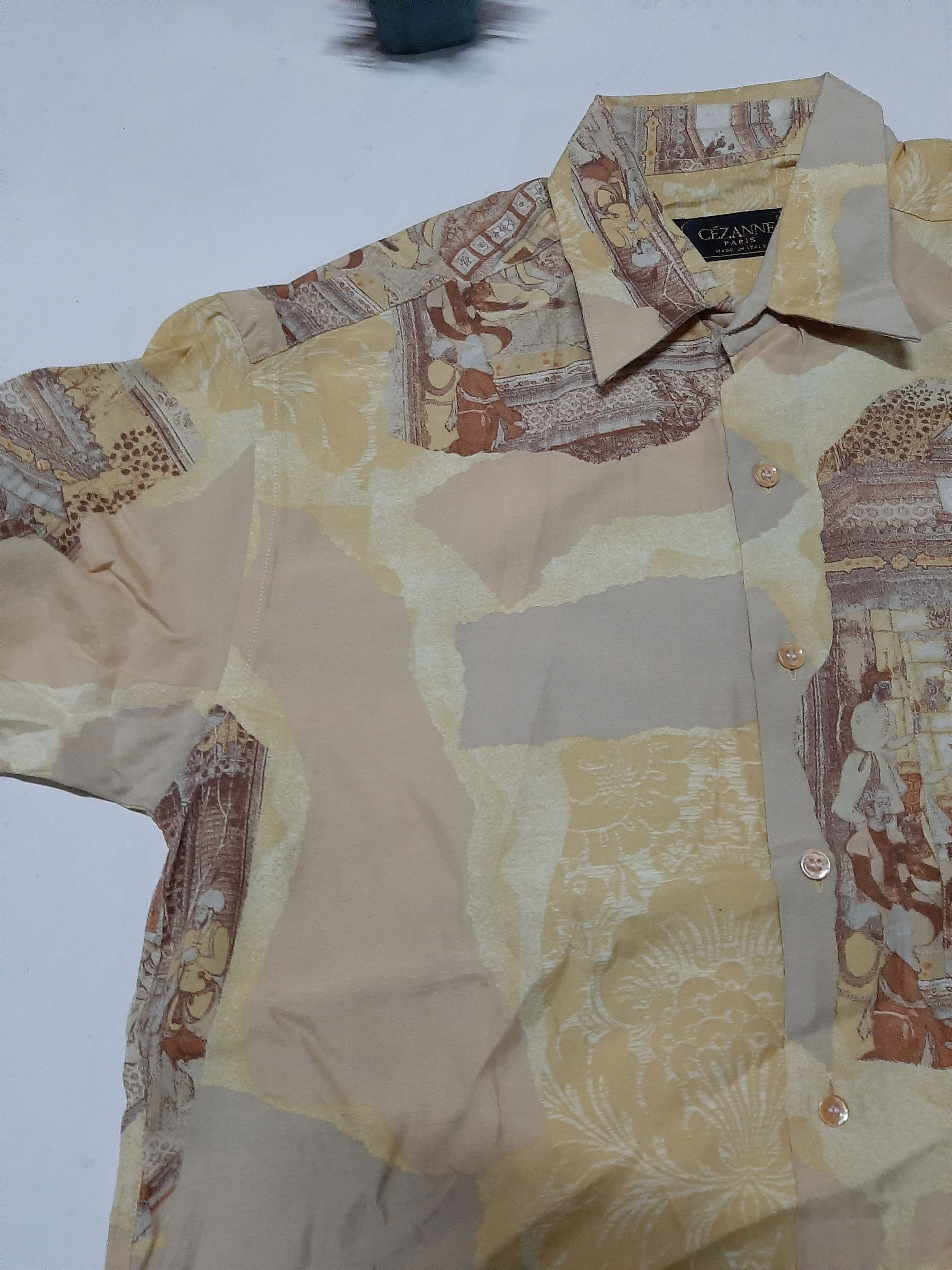 Vintage RARE VINTAGE CEZANE PARIS MADE IN ITALY SHIRT ALL OVER PRIN Size US M / EU 48-50 / 2 - 4 Thumbnail