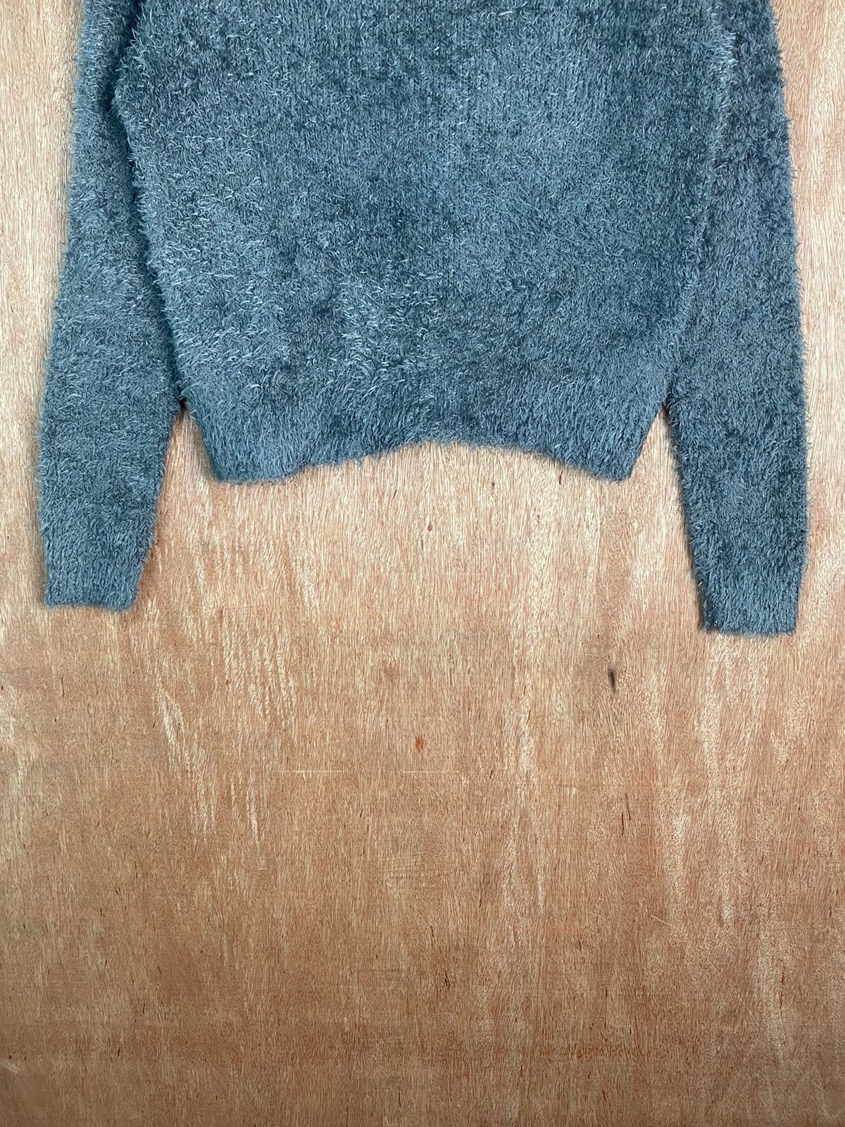 Homespun Knitwear DLS Sevenday’s Sunday Grey Soft Fur Mohair Knitwear #BB588 Size M / US 6-8 / IT 42-44 - 3 Thumbnail