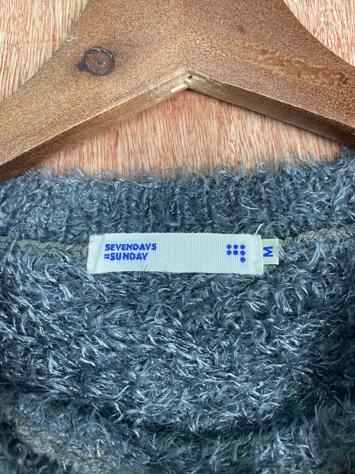 Homespun Knitwear DLS Sevenday’s Sunday Grey Soft Fur Mohair Knitwear #BB588 Size M / US 6-8 / IT 42-44 - 8 Thumbnail