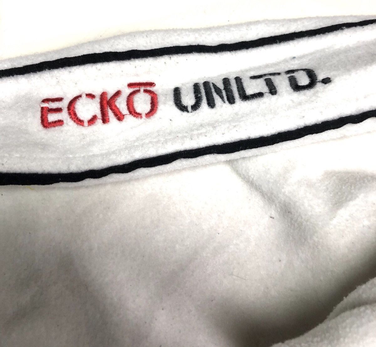 Ecko Unltd. × Vintage RARE VINTAGE ECKO UNLTD FLEECE ZIPPER JACKET BIG LOGO Size US L / EU 52-54 / 3 - 7 Thumbnail