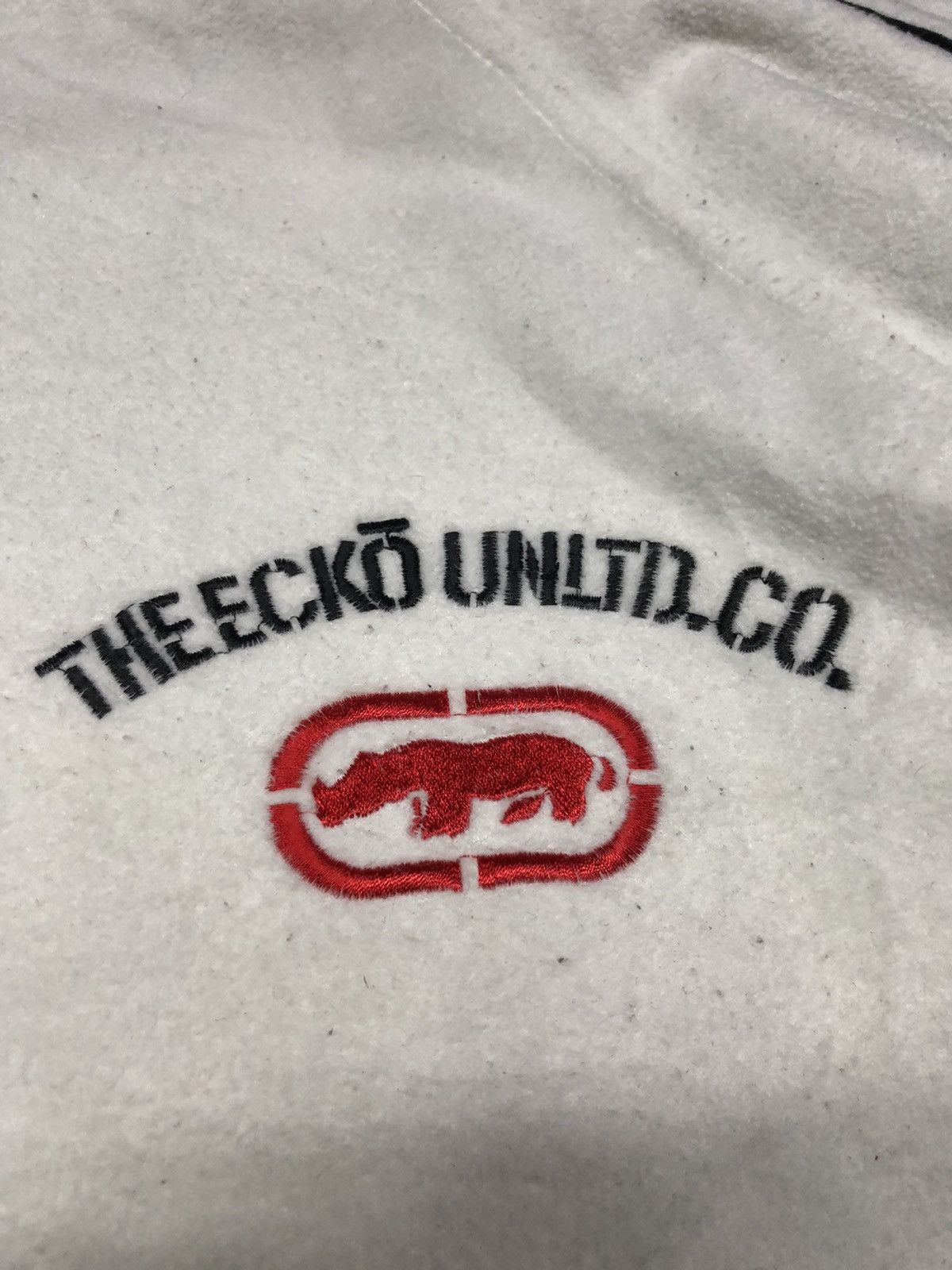 Ecko Unltd. × Vintage RARE VINTAGE ECKO UNLTD FLEECE ZIPPER JACKET BIG LOGO Size US L / EU 52-54 / 3 - 6 Thumbnail
