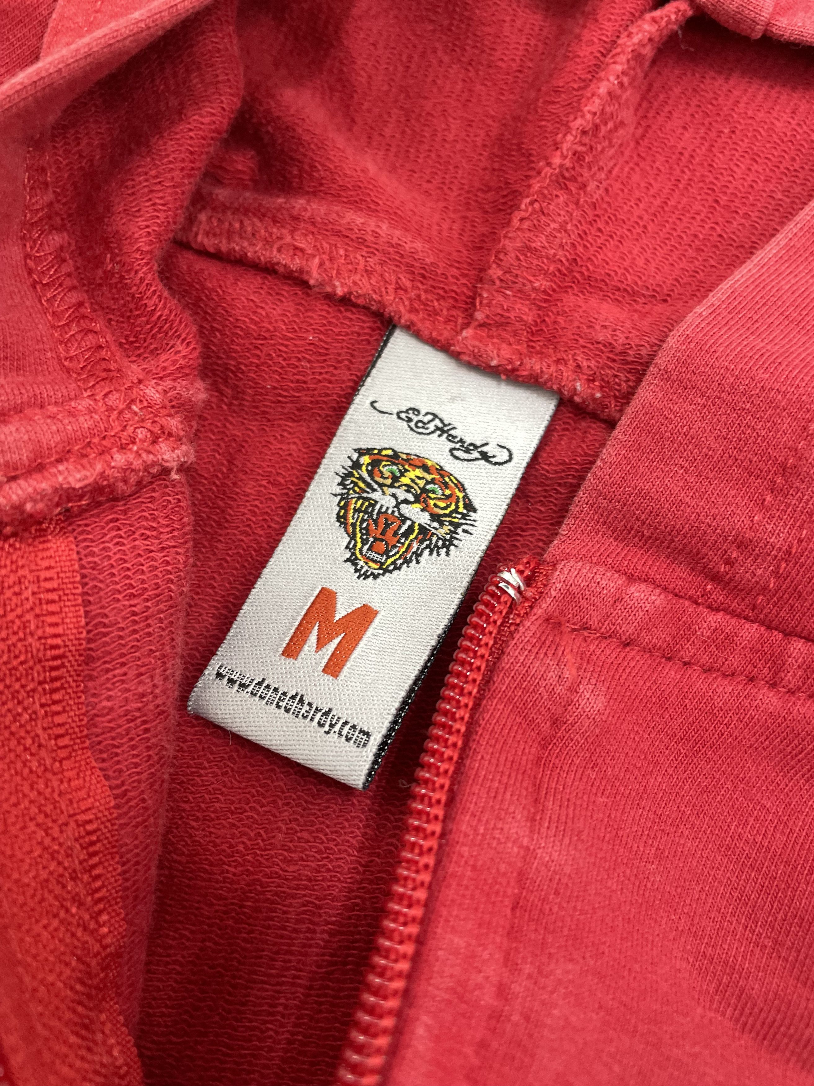 Christian Audigier × Ed Hardy Ed Hardy Christian Audigier Full Zip Big Logo Hoodie Size M / US 6-8 / IT 42-44 - 5 Thumbnail