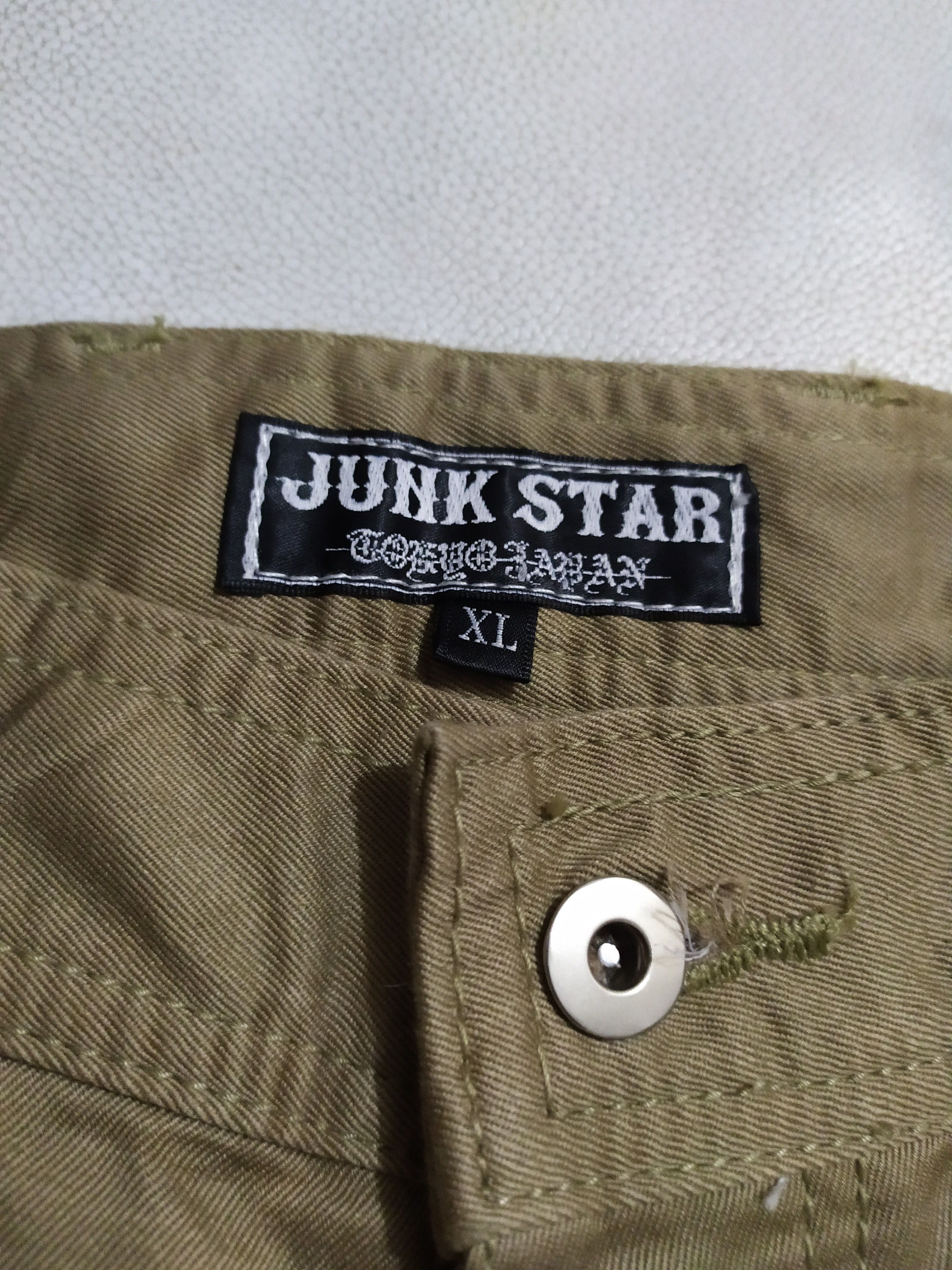 Japanese Brand 🔥Embroidery Prayed Maria Junk Star Japan Straight Pant Size US 33 - 10 Thumbnail