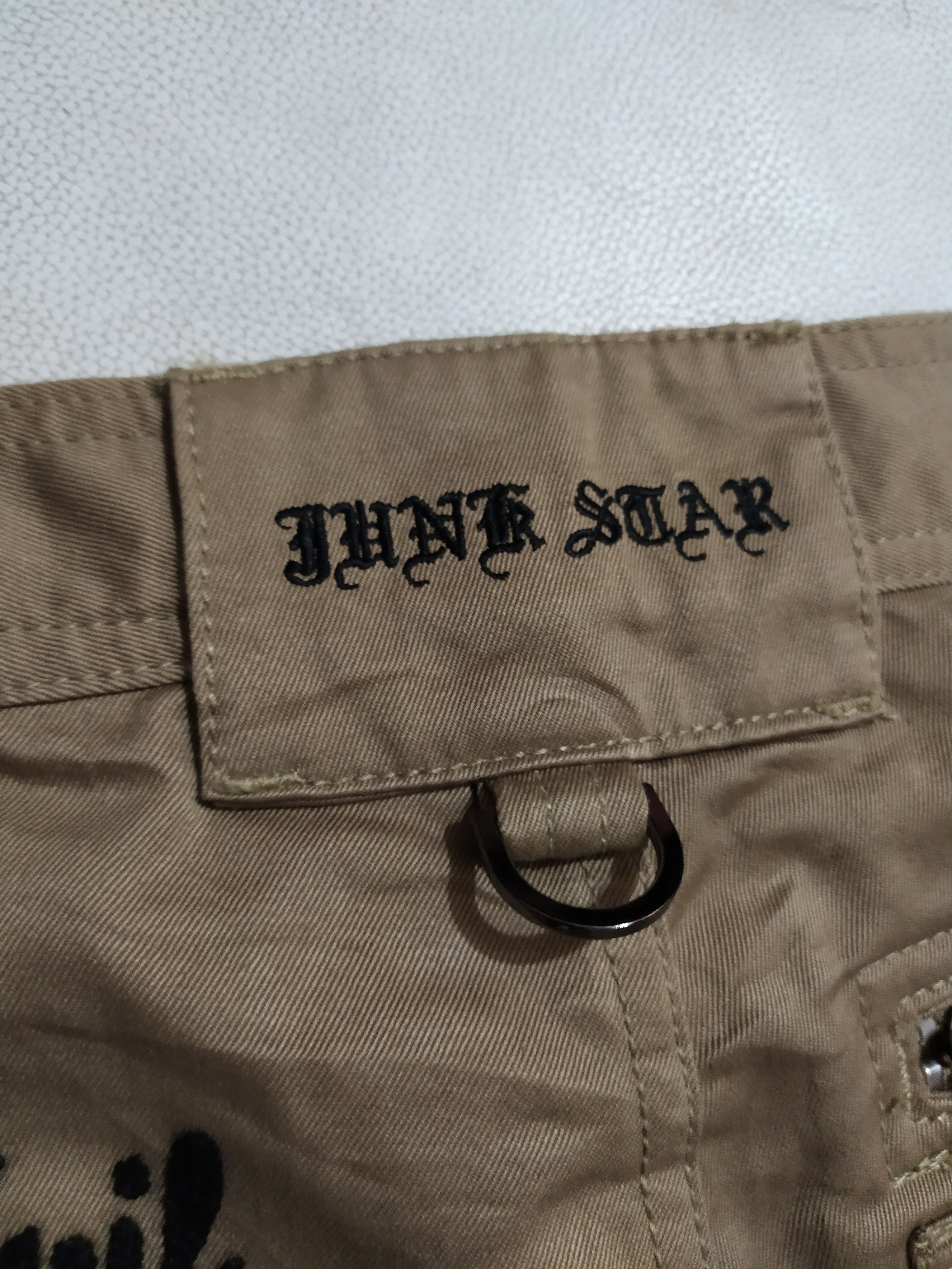Japanese Brand 🔥Embroidery Prayed Maria Junk Star Japan Straight Pant Size US 33 - 6 Thumbnail