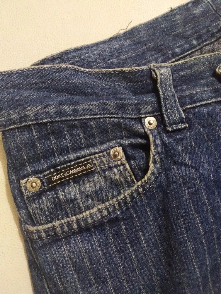 Dolce & Gabbana 🔥RARE!!! DOLCE AND GABANA STRIPE PANTS MADE IN ITALY Size US 29 - 10 Thumbnail
