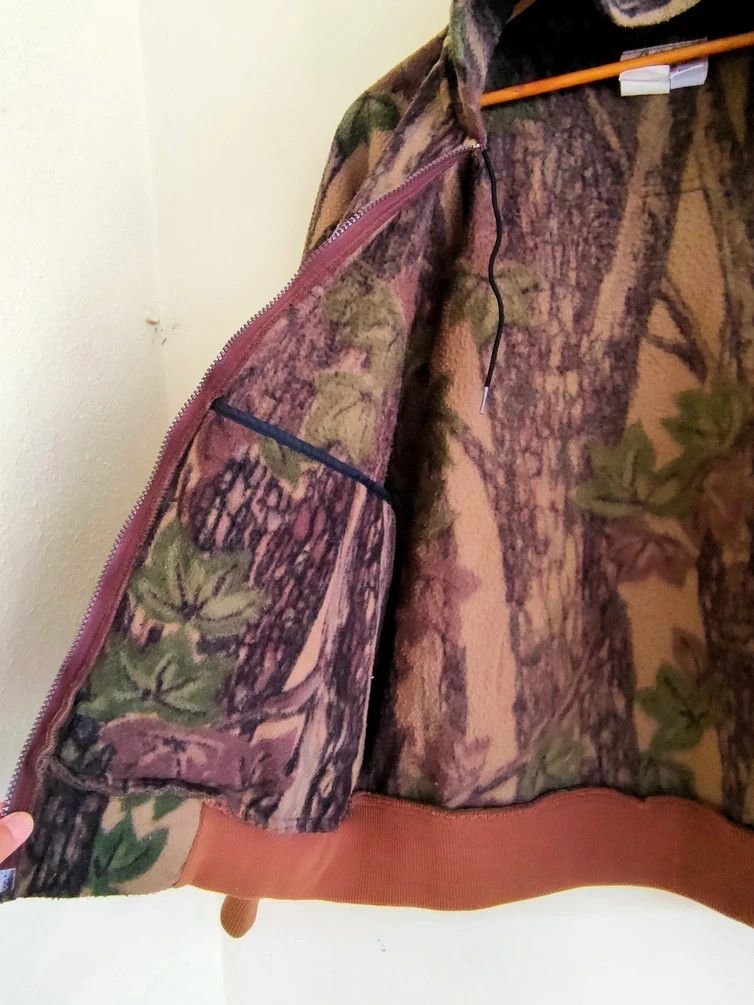 Cabelas × Vintage Vintage Cabelas Camo Hunting Jacket Zipup Hoodie Size US XL / EU 56 / 4 - 6 Thumbnail