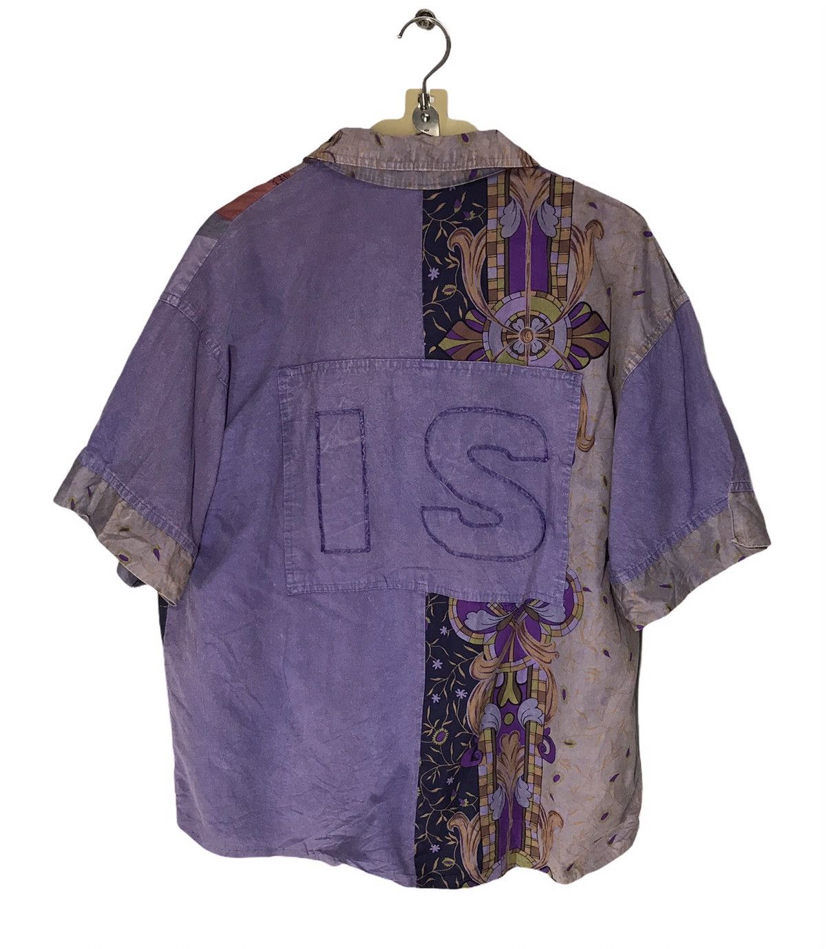 Japanese Brand × Vintage Vintage patchwork button up rare design Size US L / EU 52-54 / 3 - 2 Thumbnail